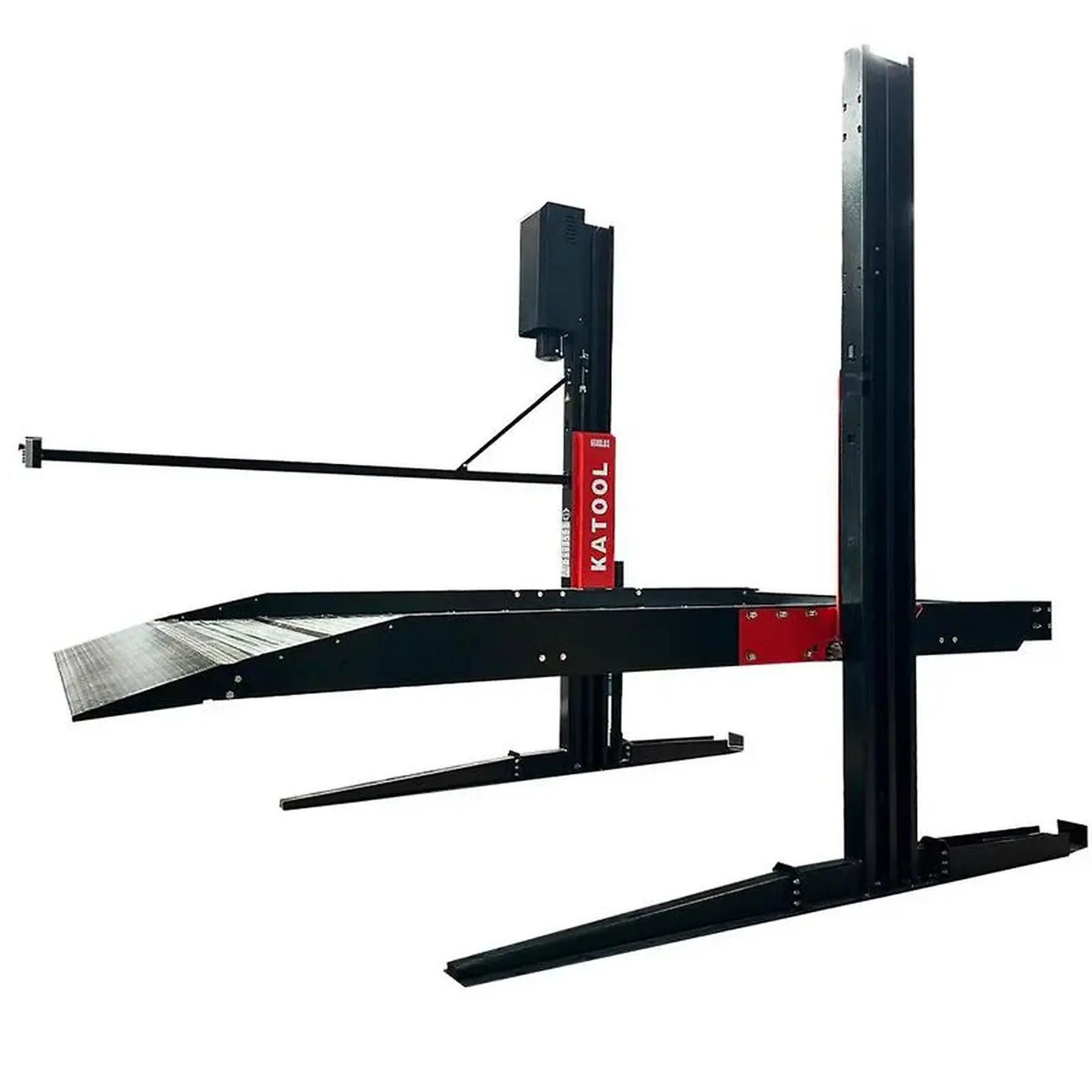 Katool Two-Post Platform Parking Lift — 6600-Lb. Capacity, Heavy-Duty Steel, Model# KT-P2700