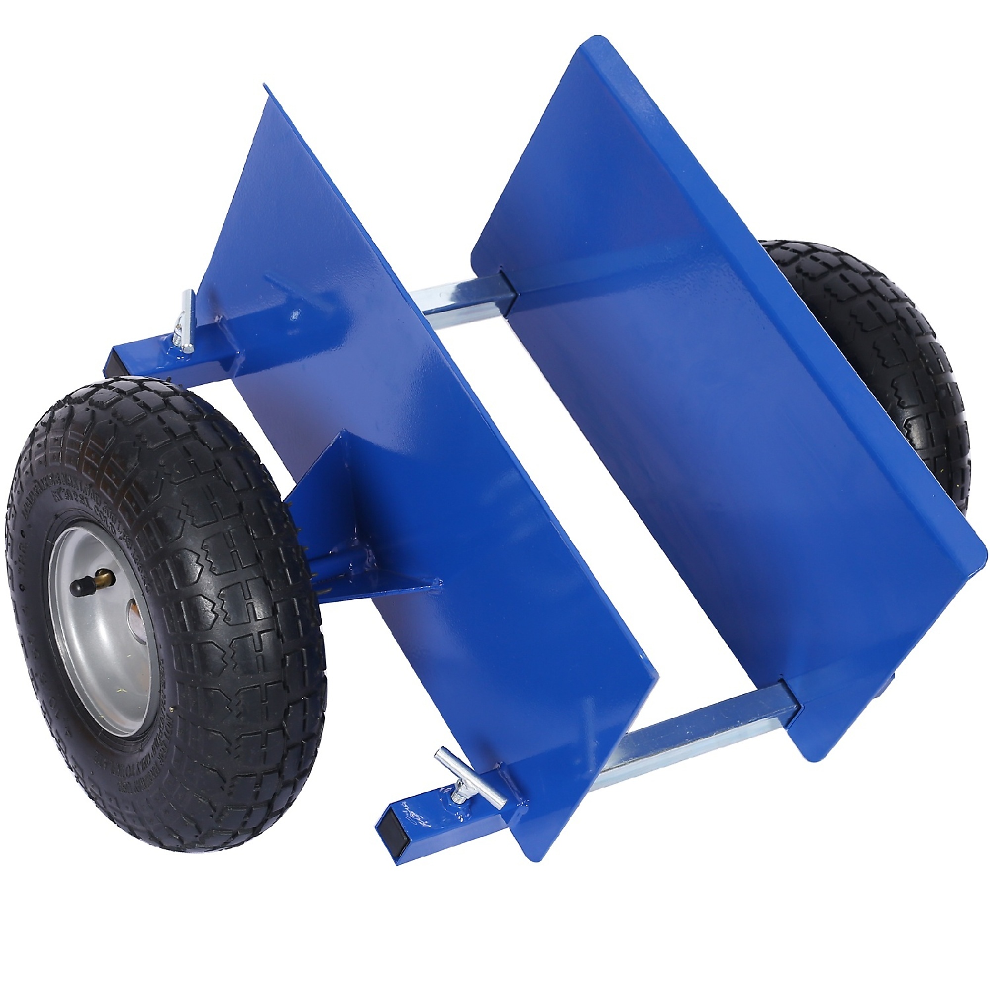 BlackTeck Panel Dolly — 600-Lb. Capacity, 10in. Pneumatic Wheels, Blue, Model# N2-59169