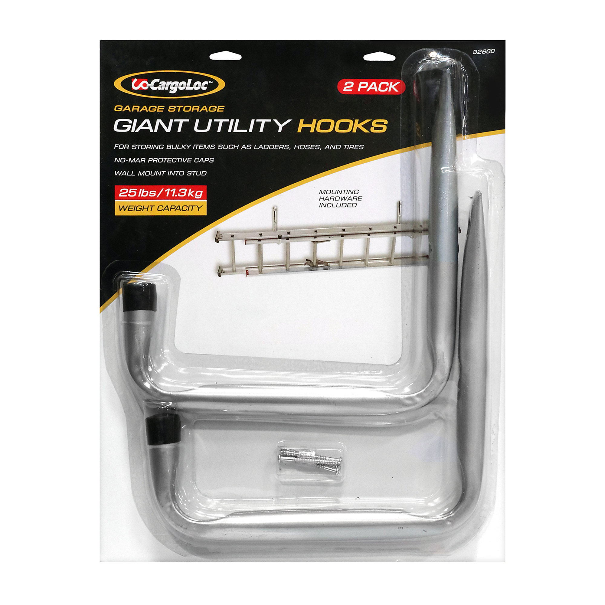 CargoLoc Giant Storage Hangers — 2-Pc., Rust-Resistant, Model# 32600