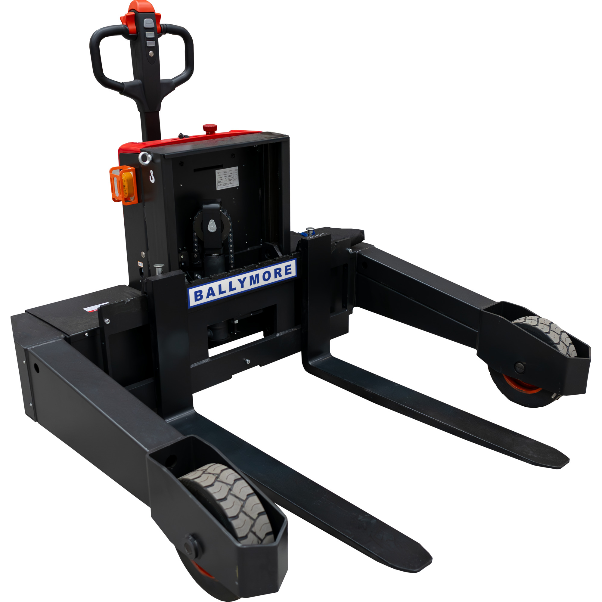 Ballymore Heavy-Duty Rough Terrain Powered Pallet Jack — 5000-Lb. Capacity, 63in. x 42-1/8in. Forks, Model# RT-PPJ-5K
