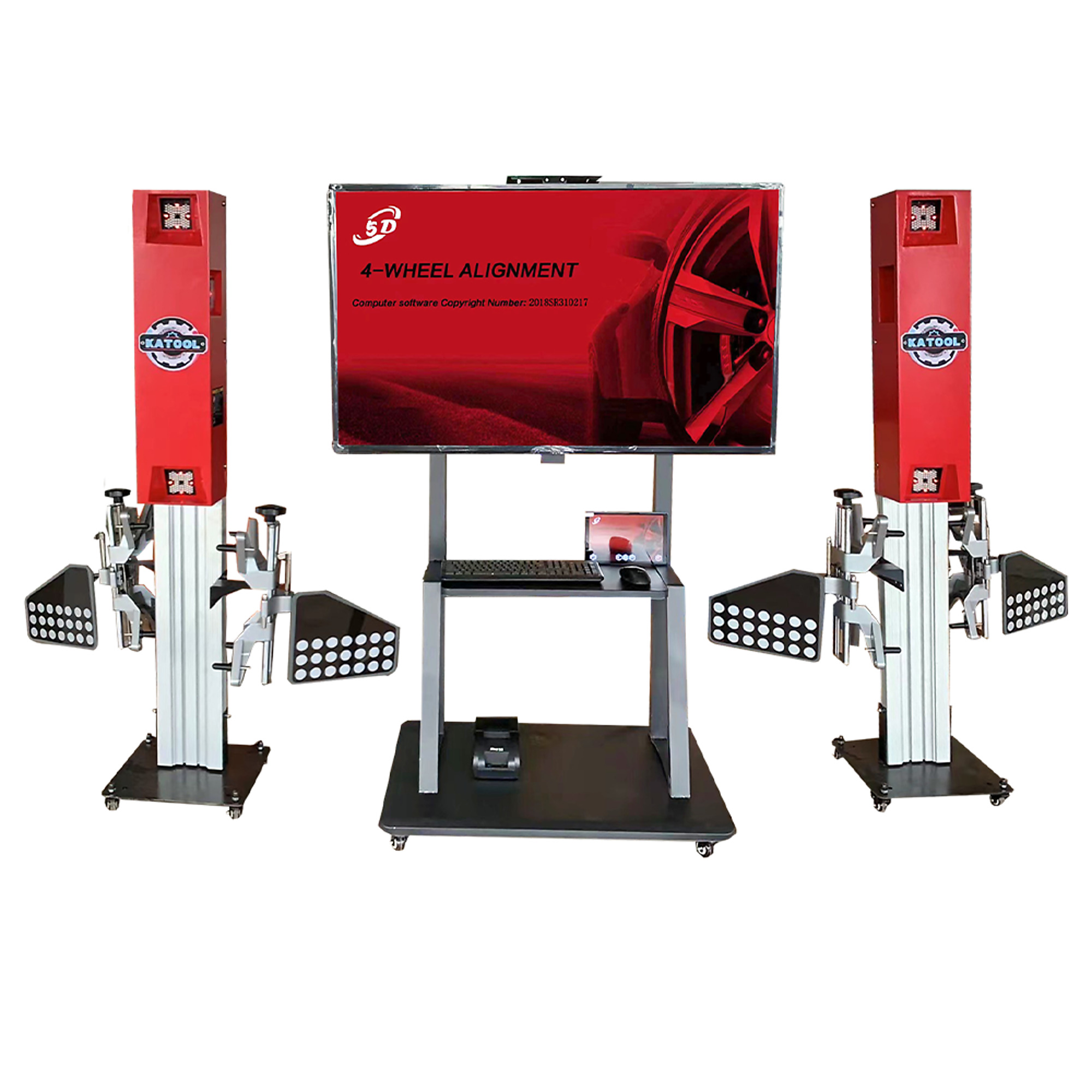 Katool 3D Wheel Alignment Machine — 5D Measurement, Model# KT-5DA