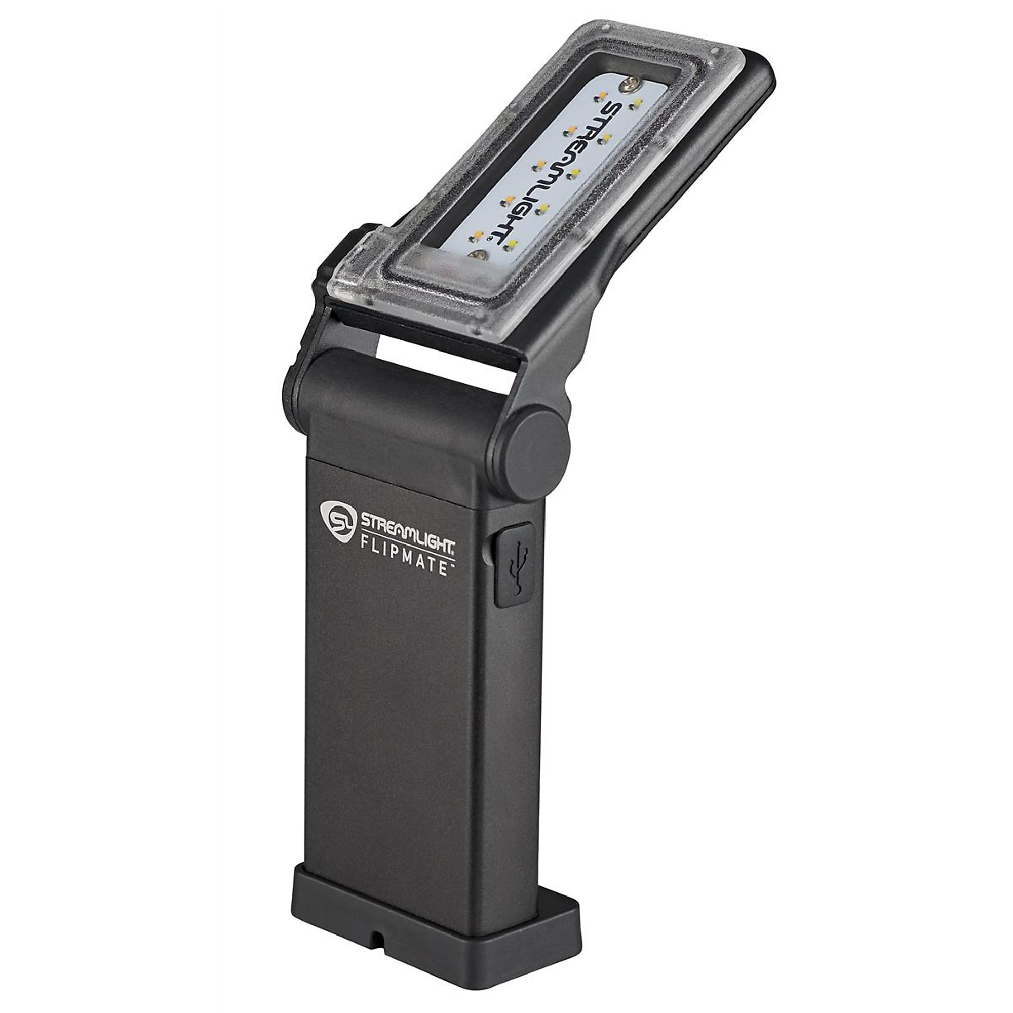 Streamlight FlipMate Rechargeable Work Light — 500 Lumens, Color Matching, 180-Degree Rotating Light Bar, Black, Model# STL61500