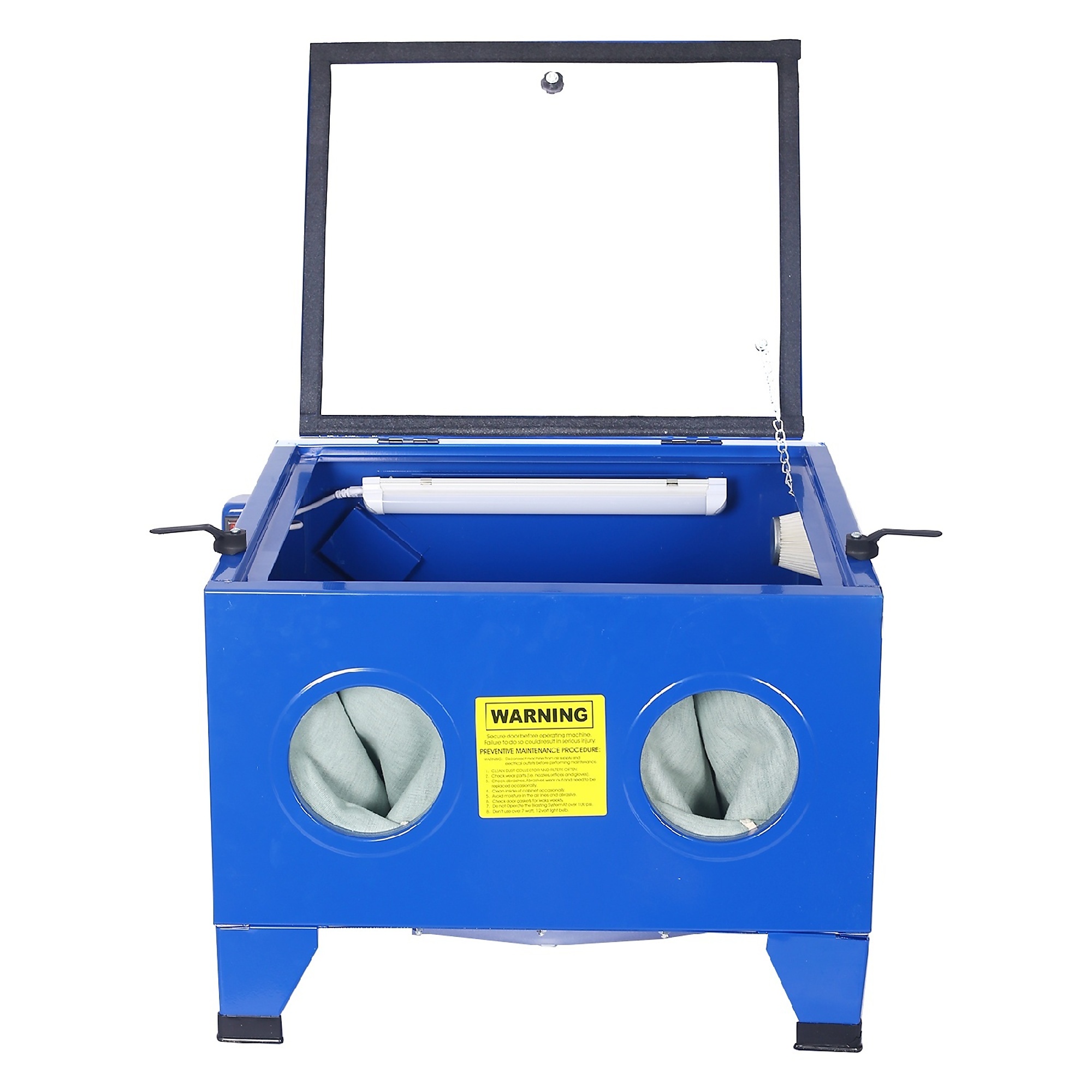 BlackTeck Bench Top Portable Sand Blaster Cabinet Kit — 25 Gal., 80 PSI, Model# N2-41341