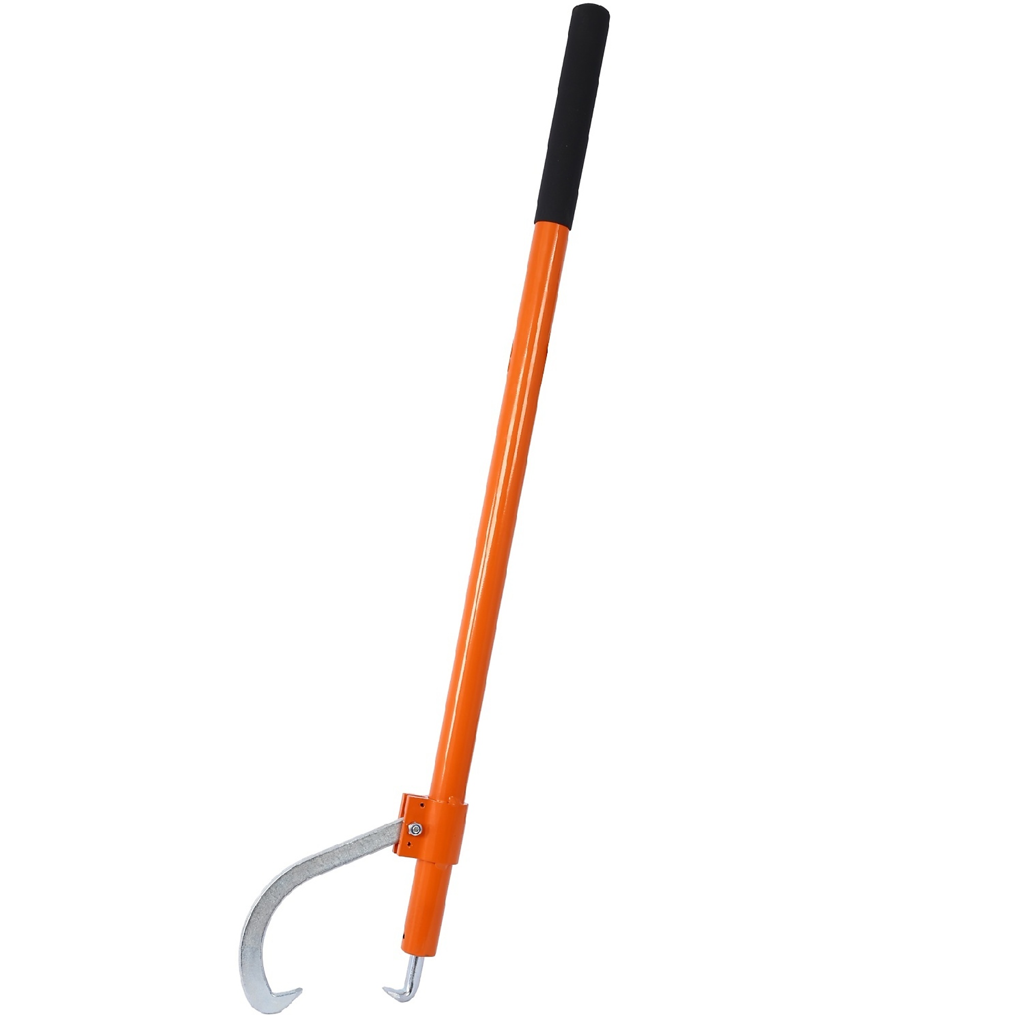 BlackTeck Aluminum Cant Hook — 48in. Handle, Soft Grip, Orange, Model# N2-90118