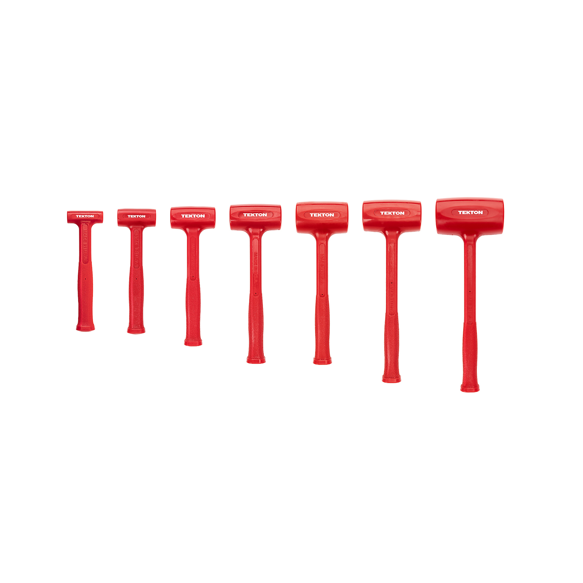 TEKTON Dead Blow Hammer Set, 7-Piece (8, 13, 21, 26, 39, 45, 53 oz.) | HDB93005