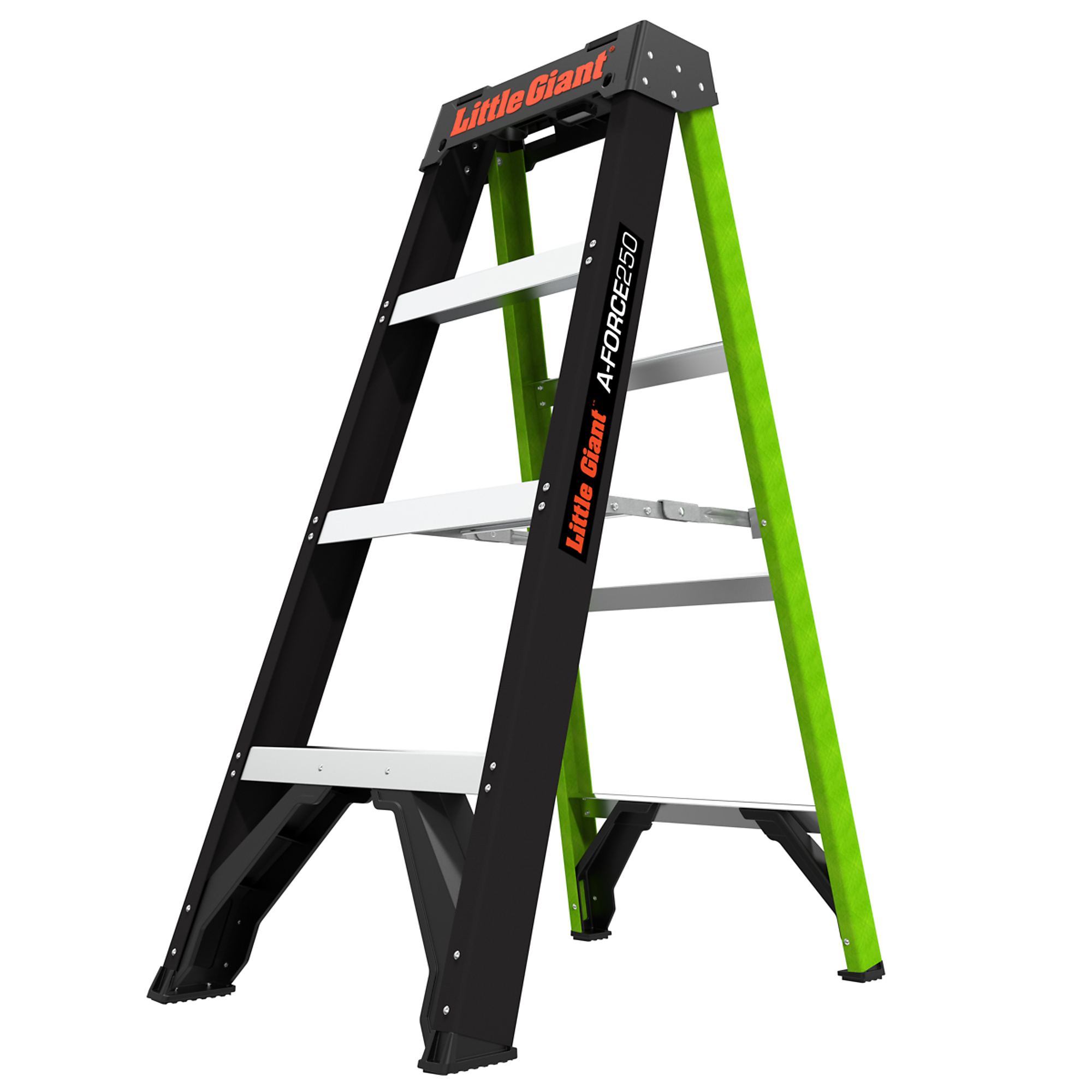 Little Giant Ladders, A-Force250 A-Frame Ladder - 4ft., Fiberglass, 250-Lb Capacity, Type IA, Model # 15764-001