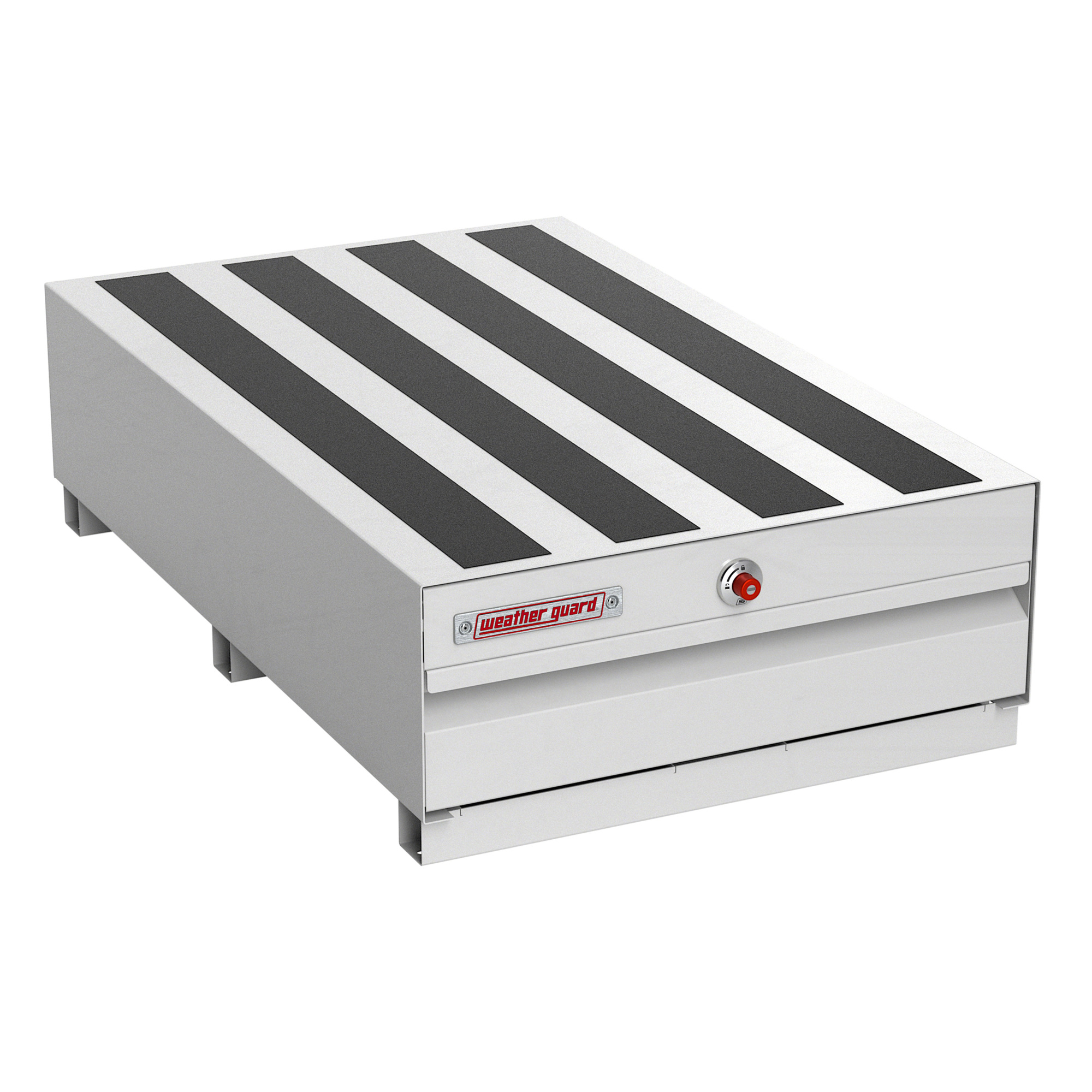 Weather Guard PACK RAT Truck Box Storage Drawer, Steel, White, 48in x 30in x 13in, Model# 337-3-04