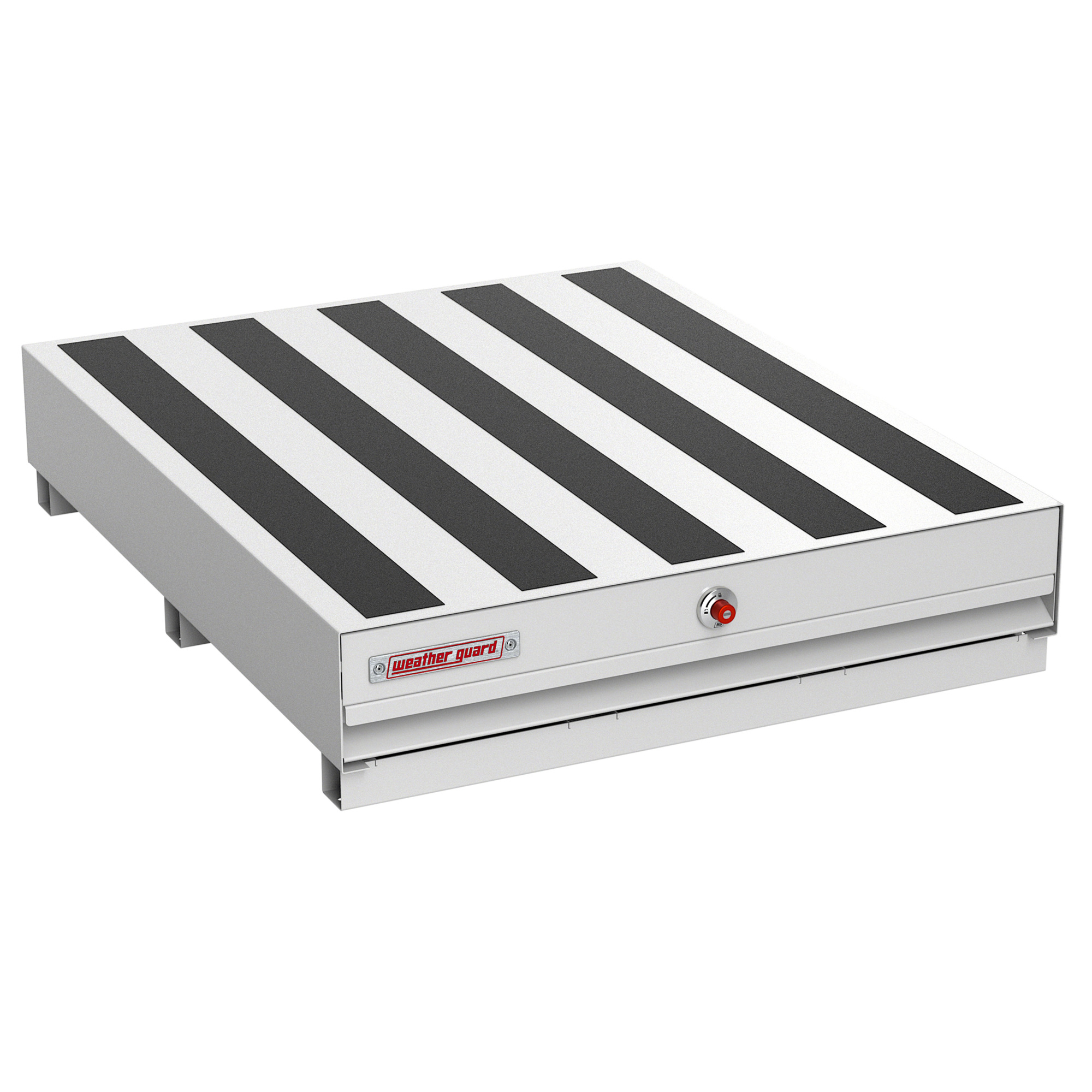 Weather Guard PACK RAT Wide Truck Box Storage Drawer, Steel, White, 48in x 39.75in x 9.5in, Model# 308-3-04
