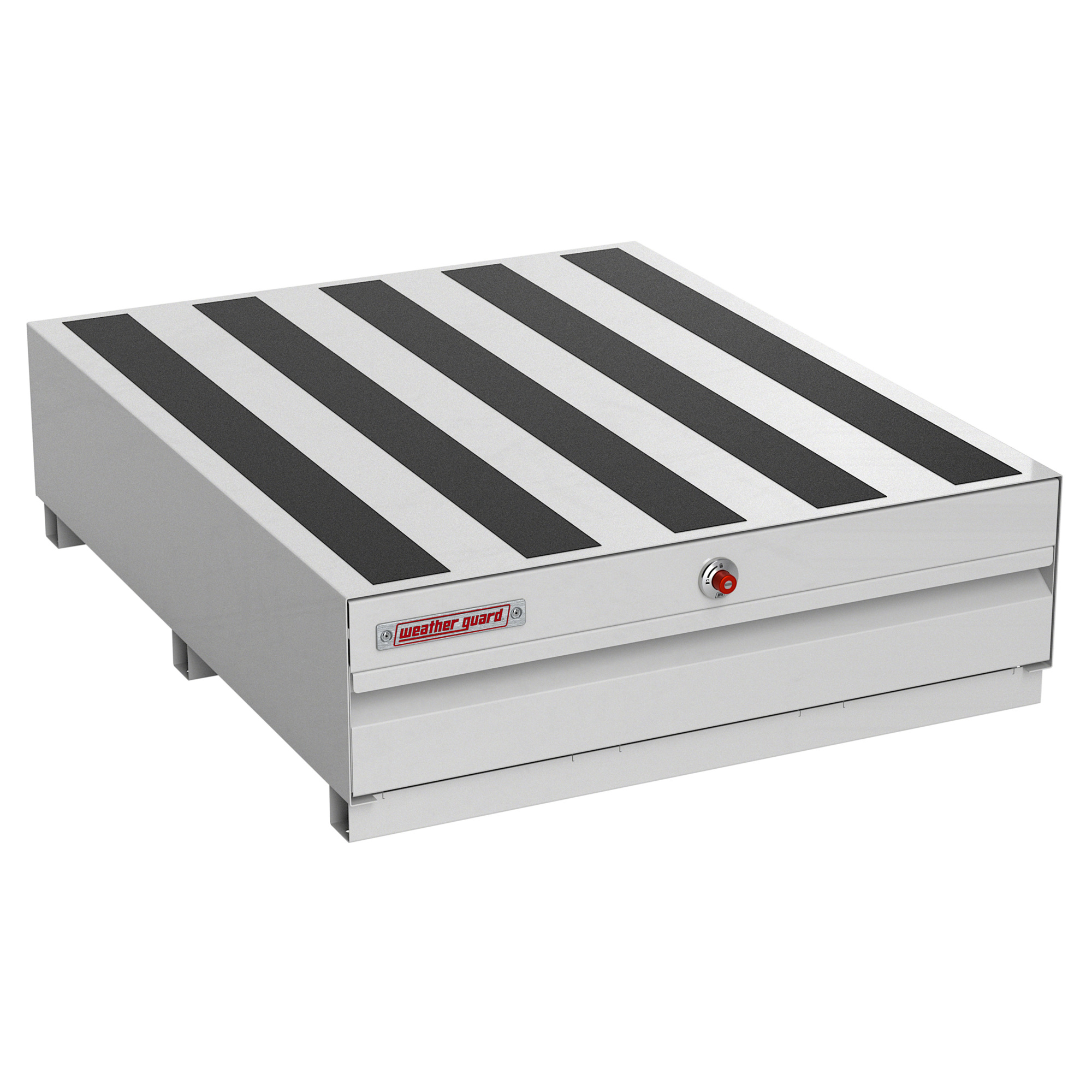 Weather Guard PACK RAT Wide Truck Box Storage Drawer, Steel, White, 48in x 40in x 13in, Model# 338-3-04