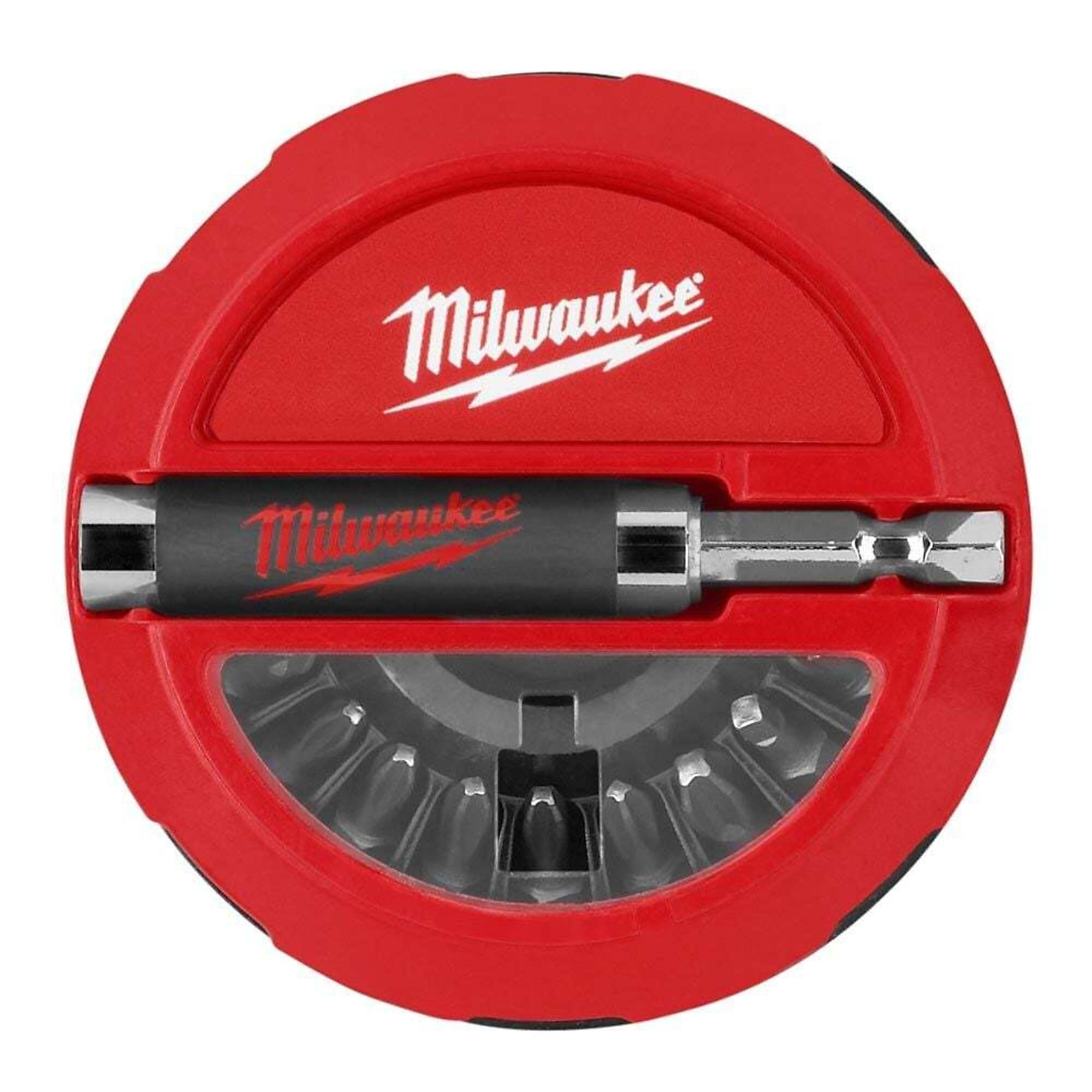Milwaukee 20-Piece Screwdriver Insert Bit Set — 1/4in. Shank, S2 Tool Steel, Magnetic Drive Guide, Model# MLW48-32-1700