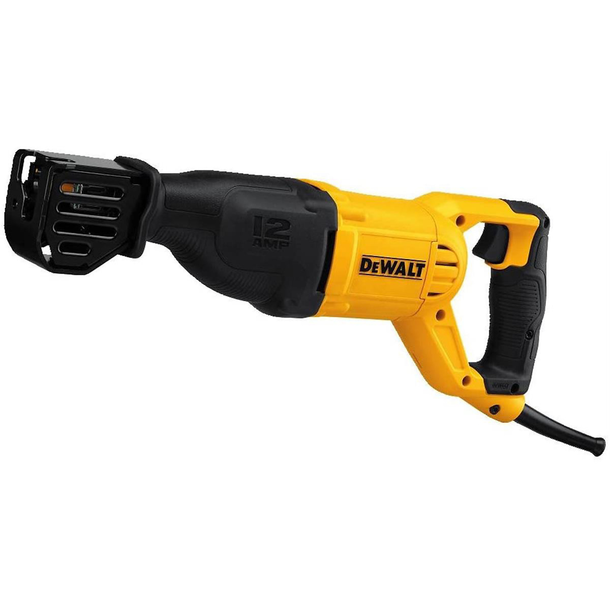 DeWalt Corded Reciprocating Saw — 12 Amp, 0-2,900 SPM, 1-1/8in. Stroke Length, 4-Position Blade Clamp, Model# DWTDWE305