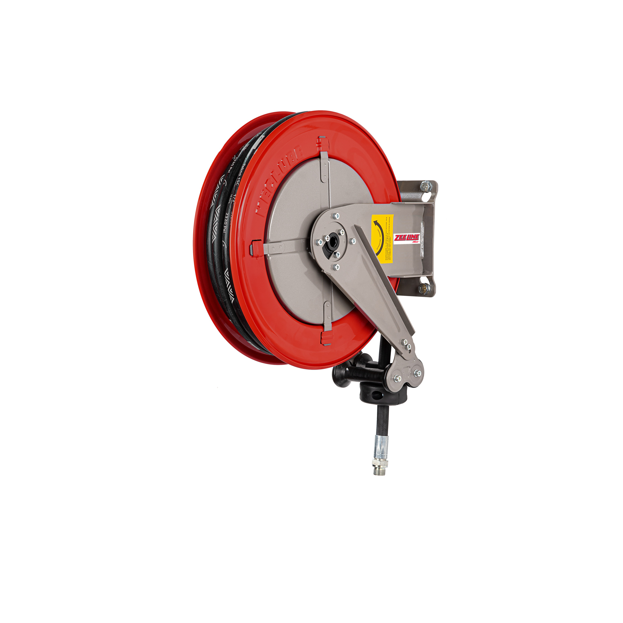 Zee Line Dual-Arm Oil Hose Reel — 30ft., 1/2in. dia. HD Hose, 1/2in. NPT, Model# ZE1230ORP