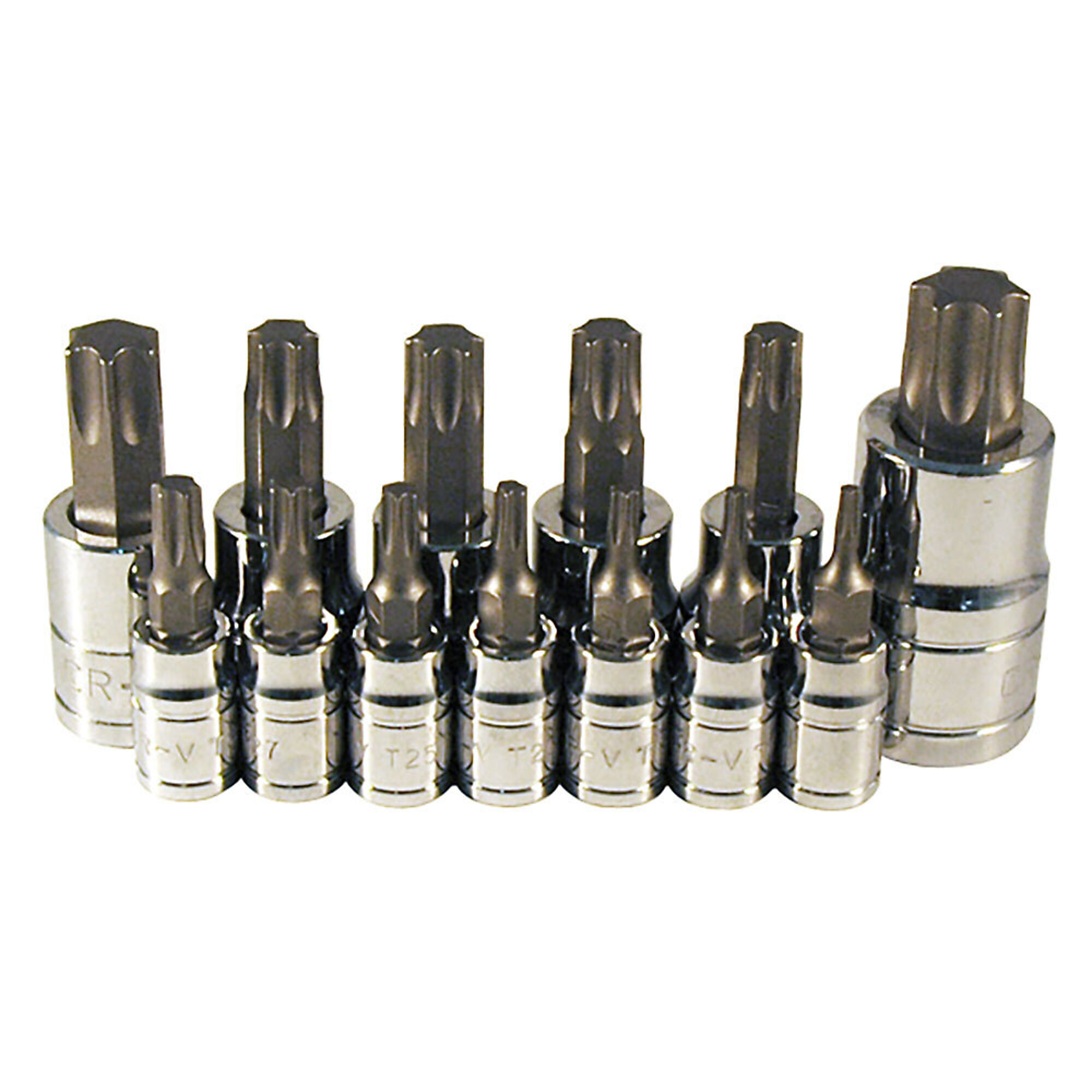 ATD Socket 6 Lobe Torx Set 13Pc, Model# 10095