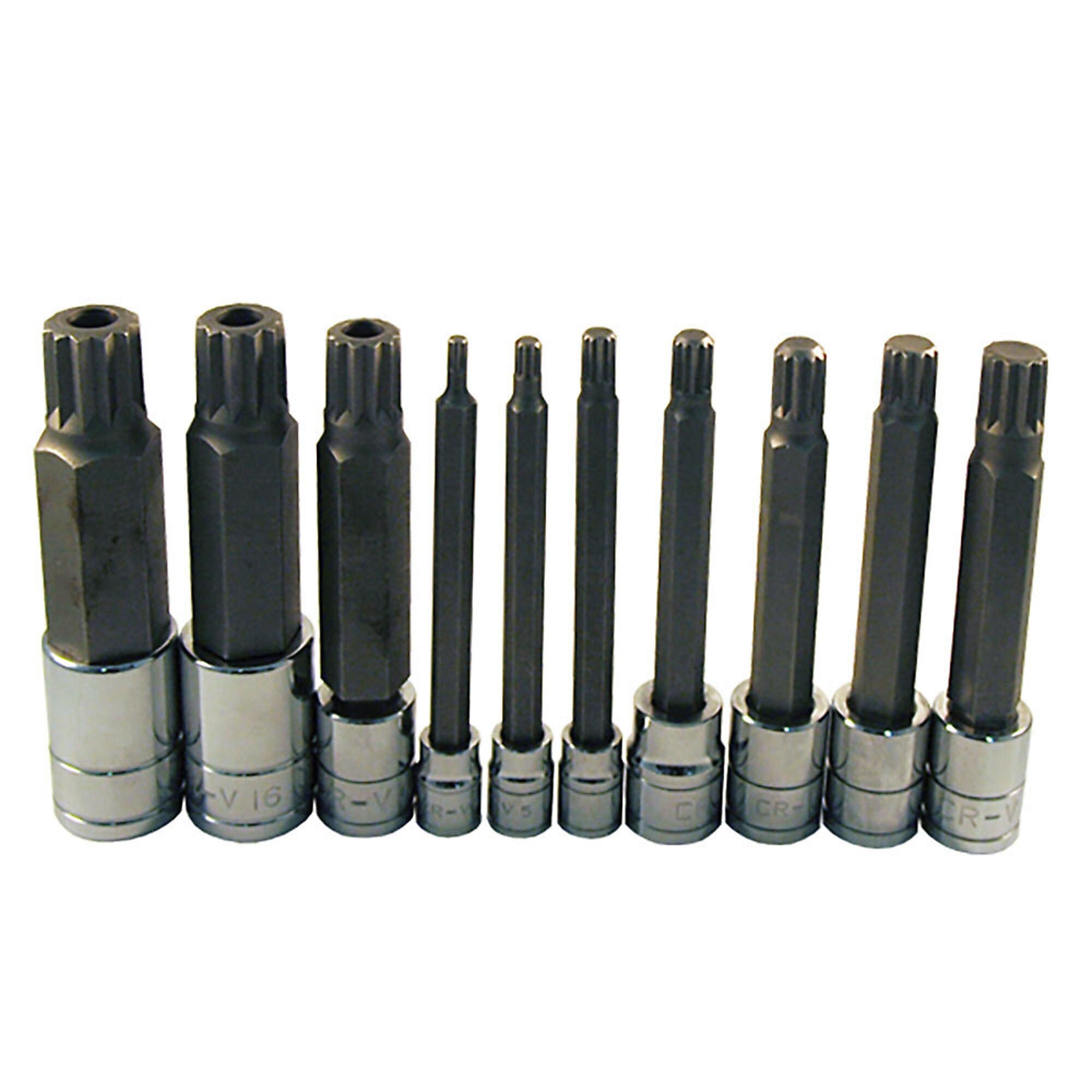 ATD Socket Bit Set X Long Triple Square Spline 10, Model# 10103