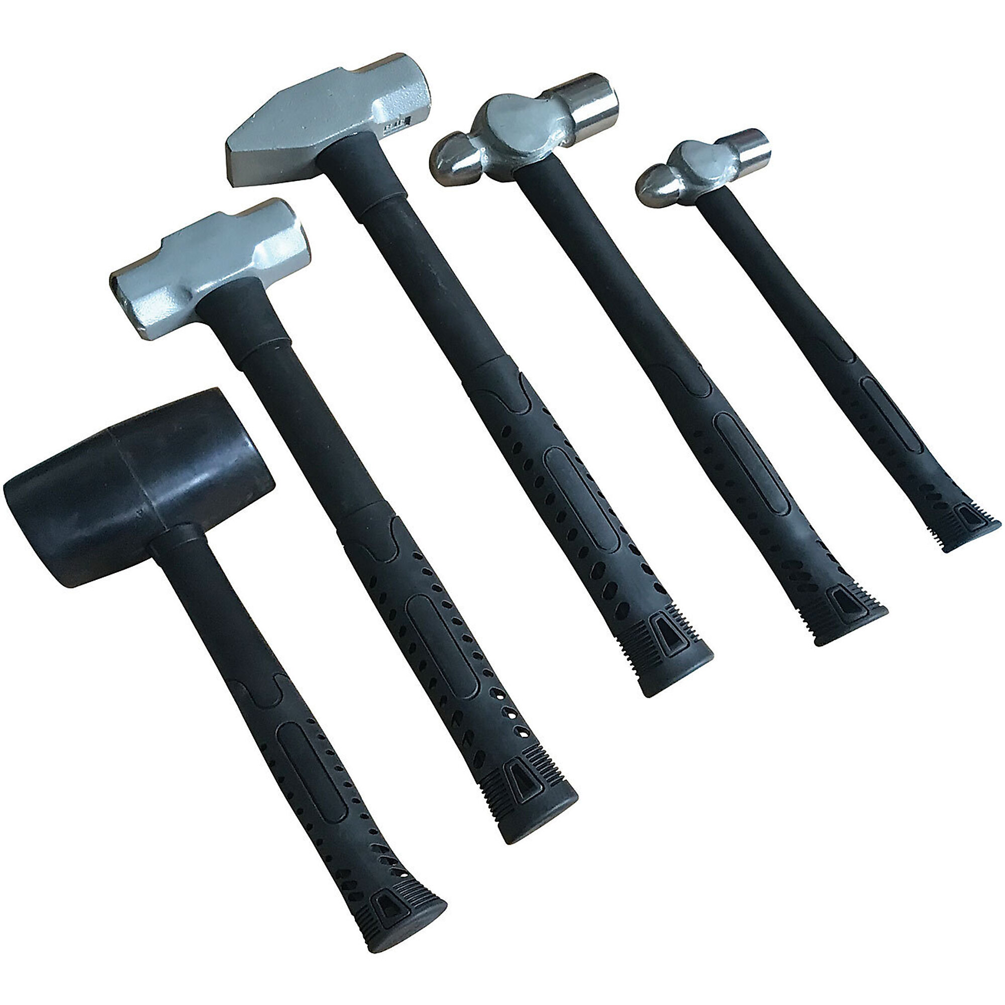 ATD Hammer Set Ball Pein 5Pc W/Fiberglass Handles, Model# 10335