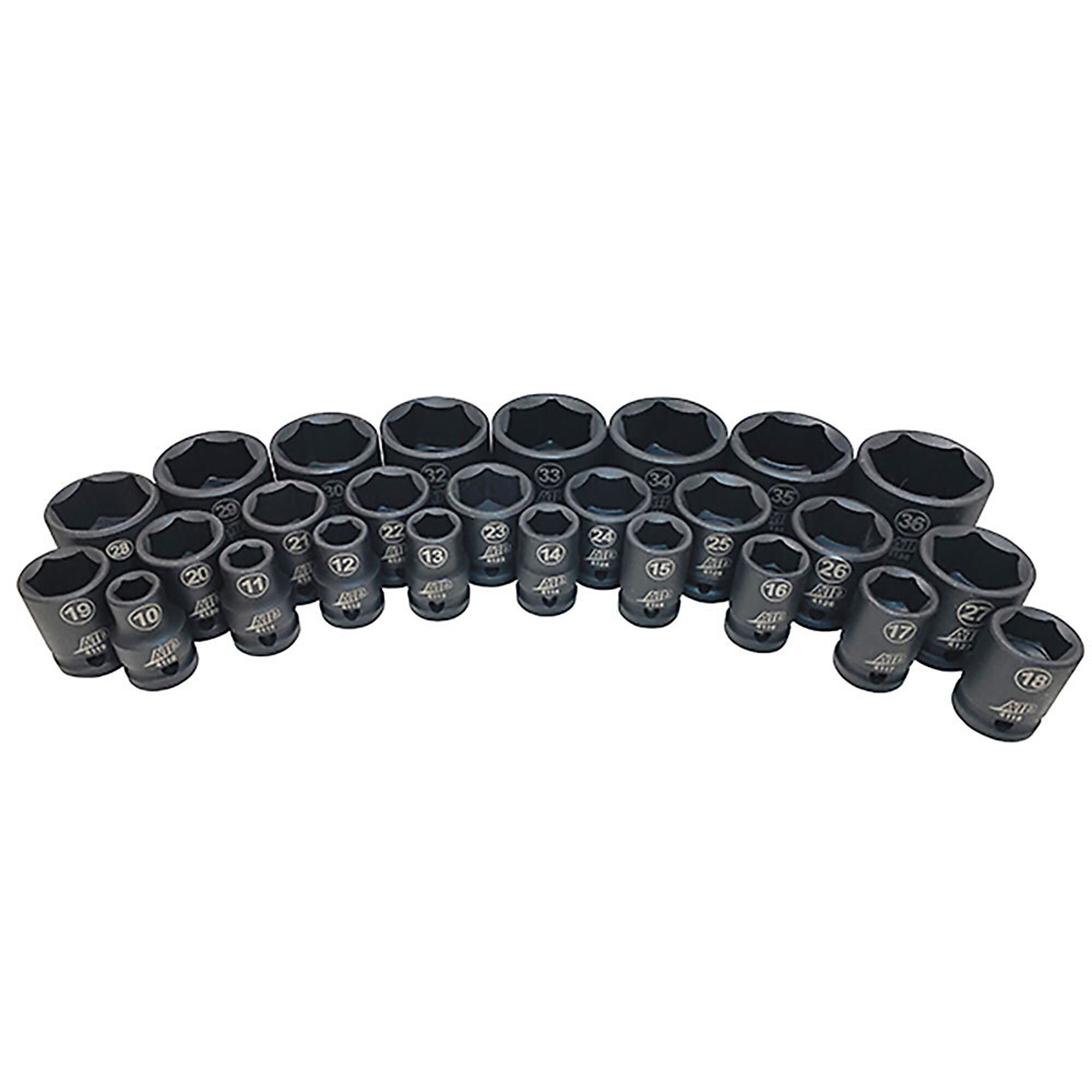 ATD 26Pc 1/2In Dr Met Std Im P Skt, Model# 10372