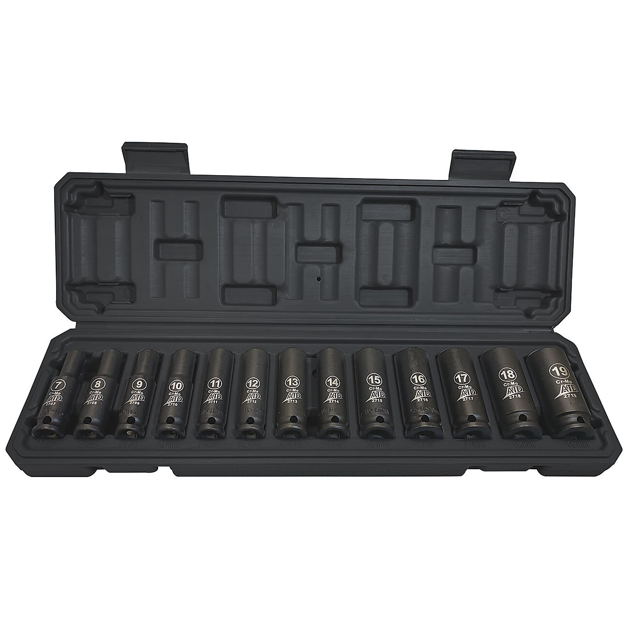 ATD Socket Impact Set 3/8Dr 13Pc Metric Deep, Model# 10166