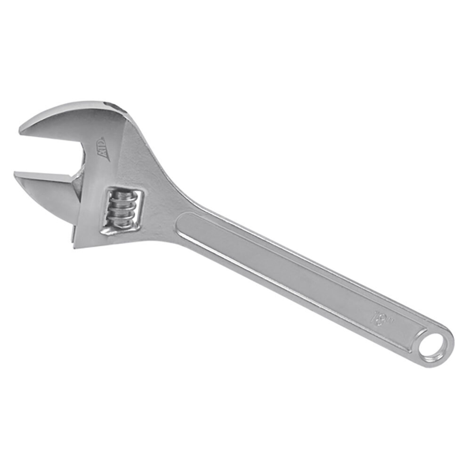 ATD Wrench Adjustable 18In Satin Finish, Model# 10349