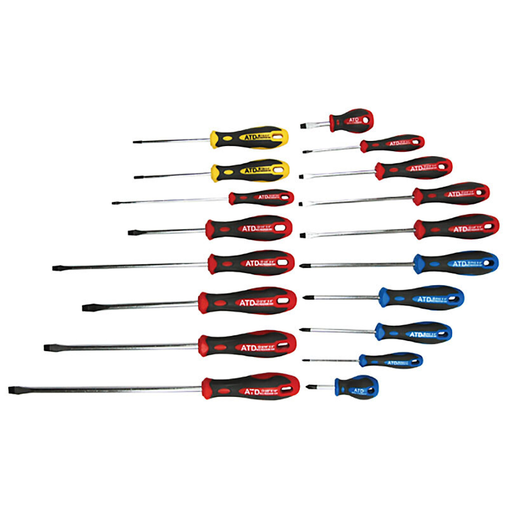ATD Screwdriver Set 18Pc Professional Grade, Model# 10558