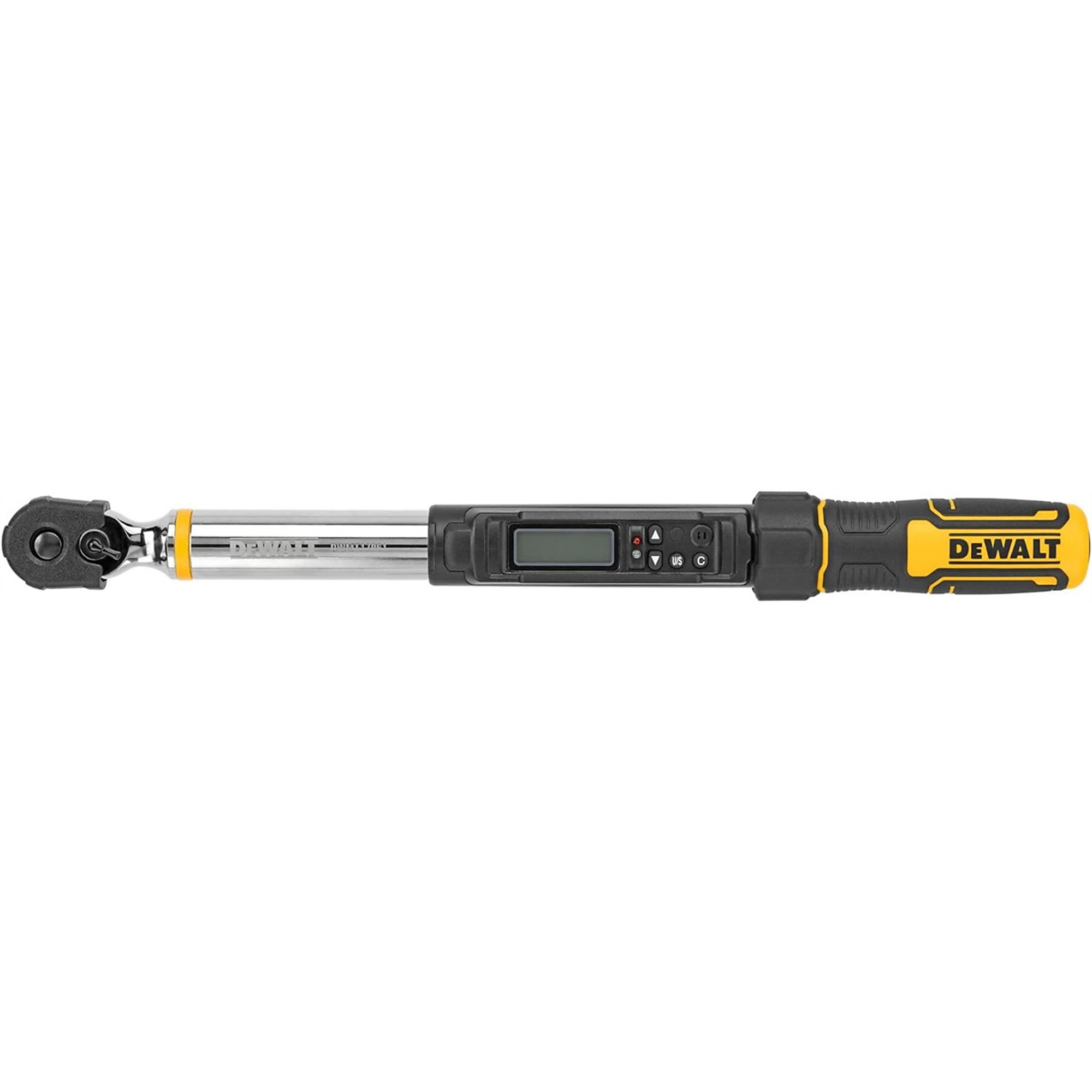 DeWalt Digital Torque Wrench — 3/8in. Drive, 20-100 Lbs., Backlit LED Screen, Model# DWTDWMT17061