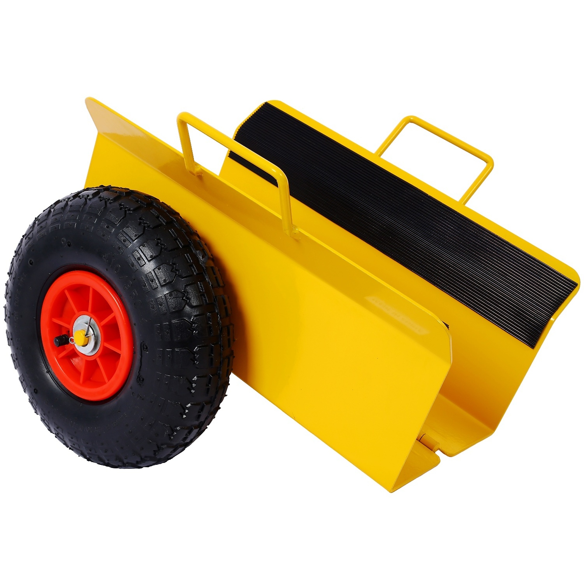 BlackTeck All-Terrain Hand Truck — 600-Lb. Capacity, 10in. Wheels, Powder-Coated Steel, Yellow, Model# N2-190247