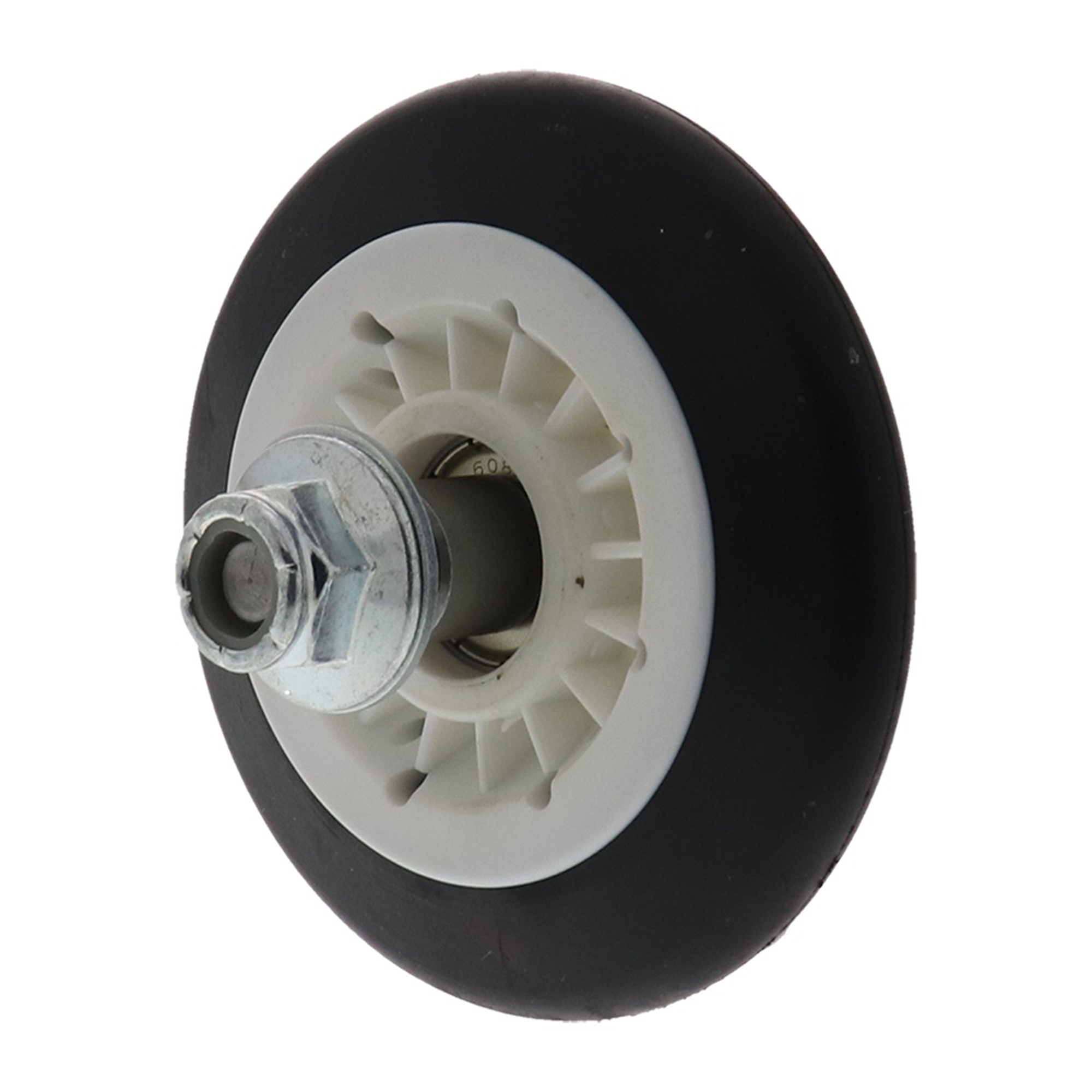 ERP Replacement Dryer Drum Roller with Nut and Washer for LG — Compatible with 4581EL2002A, Model# ERP4581EL2002H