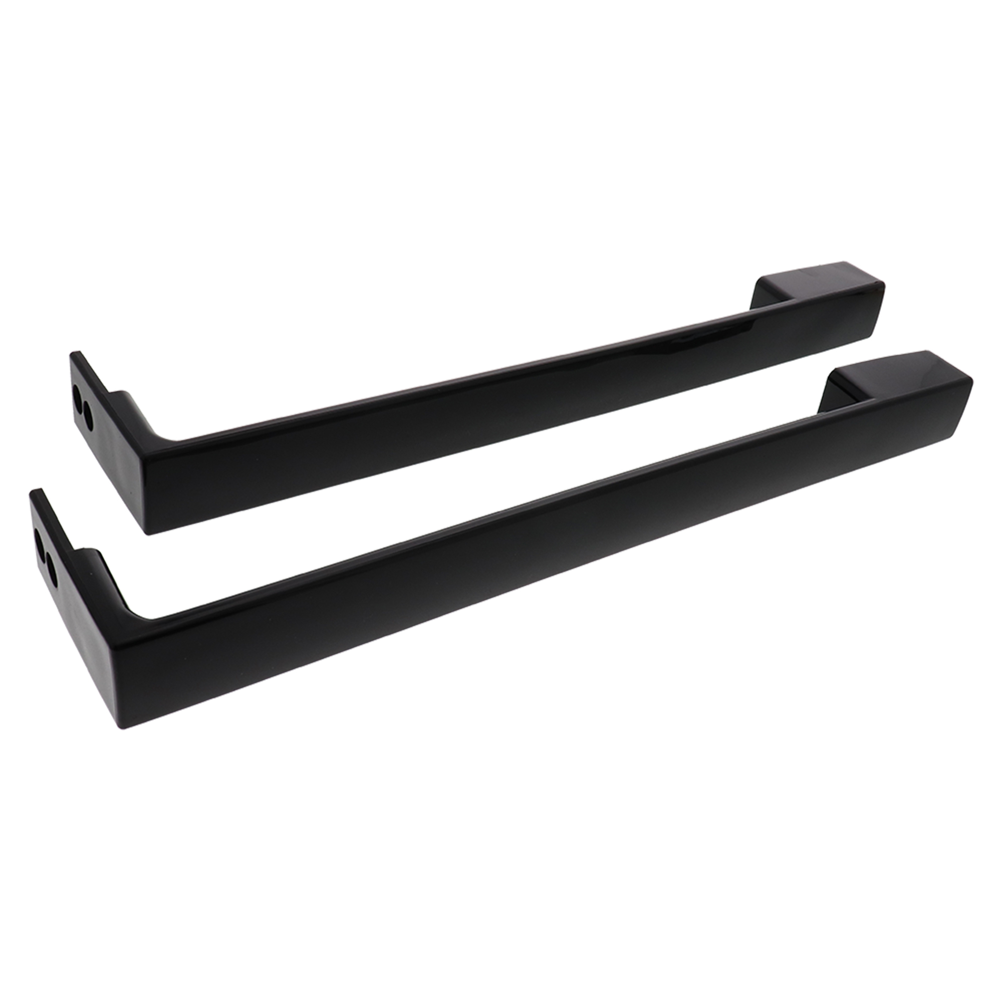 ERP Replacement Refrigerator Door Handle Set for GE — Black, Model# WR12X32350