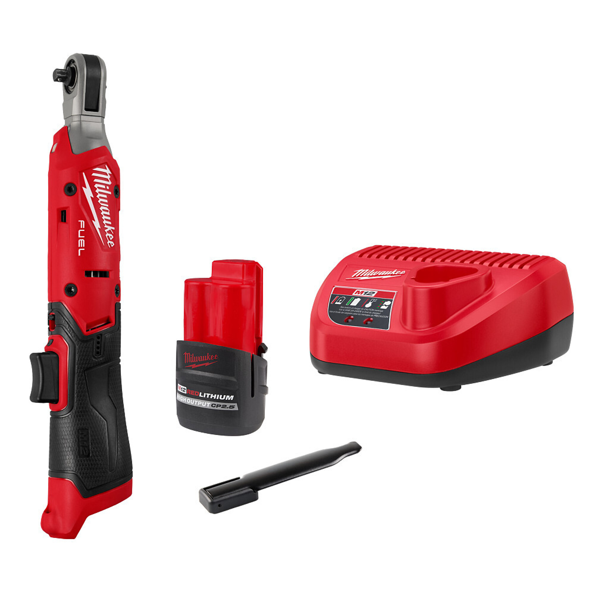 Milwaukee M12 FUEL 1/4in. Ratchet Kit, Model# 3052-21