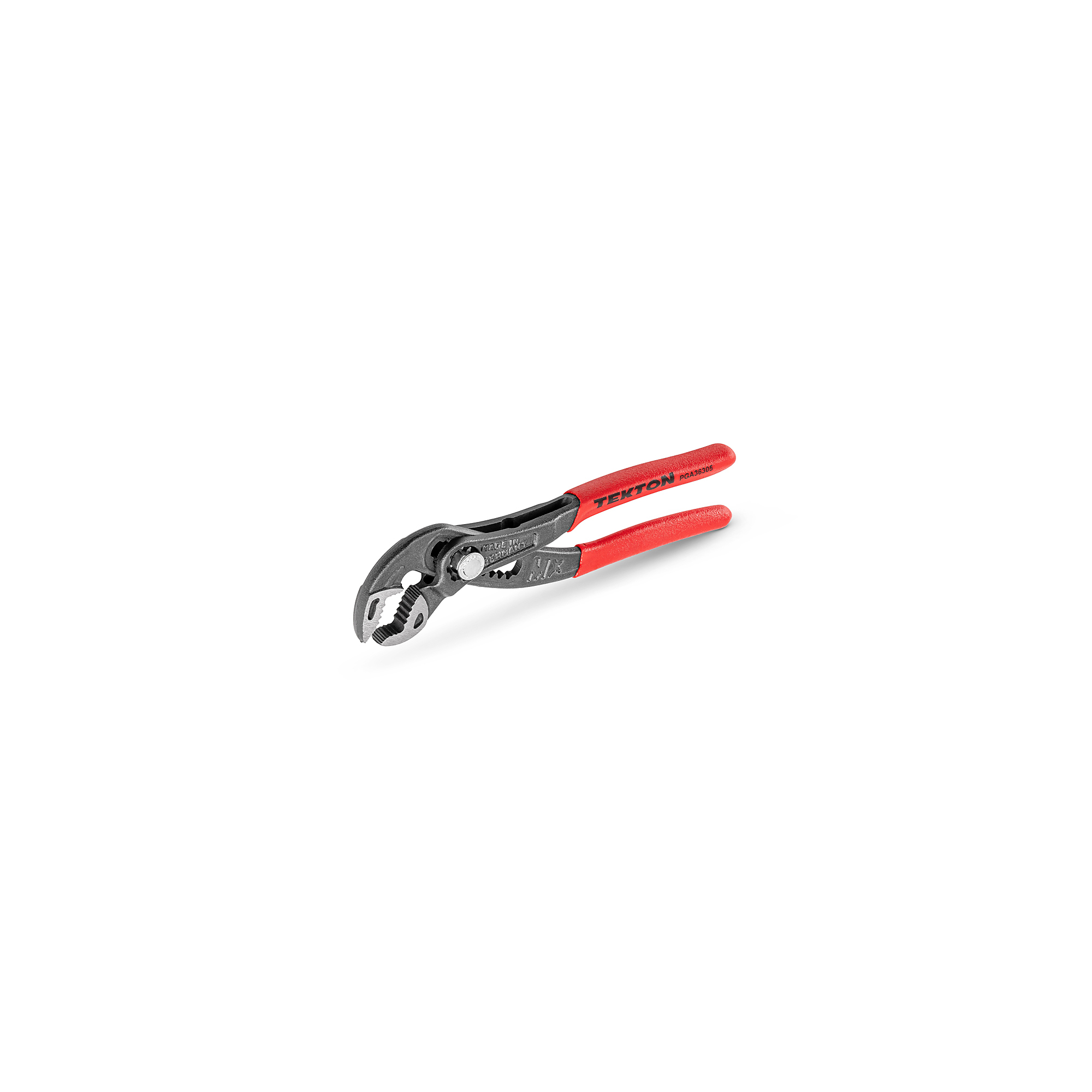 TEKTON 5 Inch Angle Nose Push Button Adjustable Pliers | PGA36305
