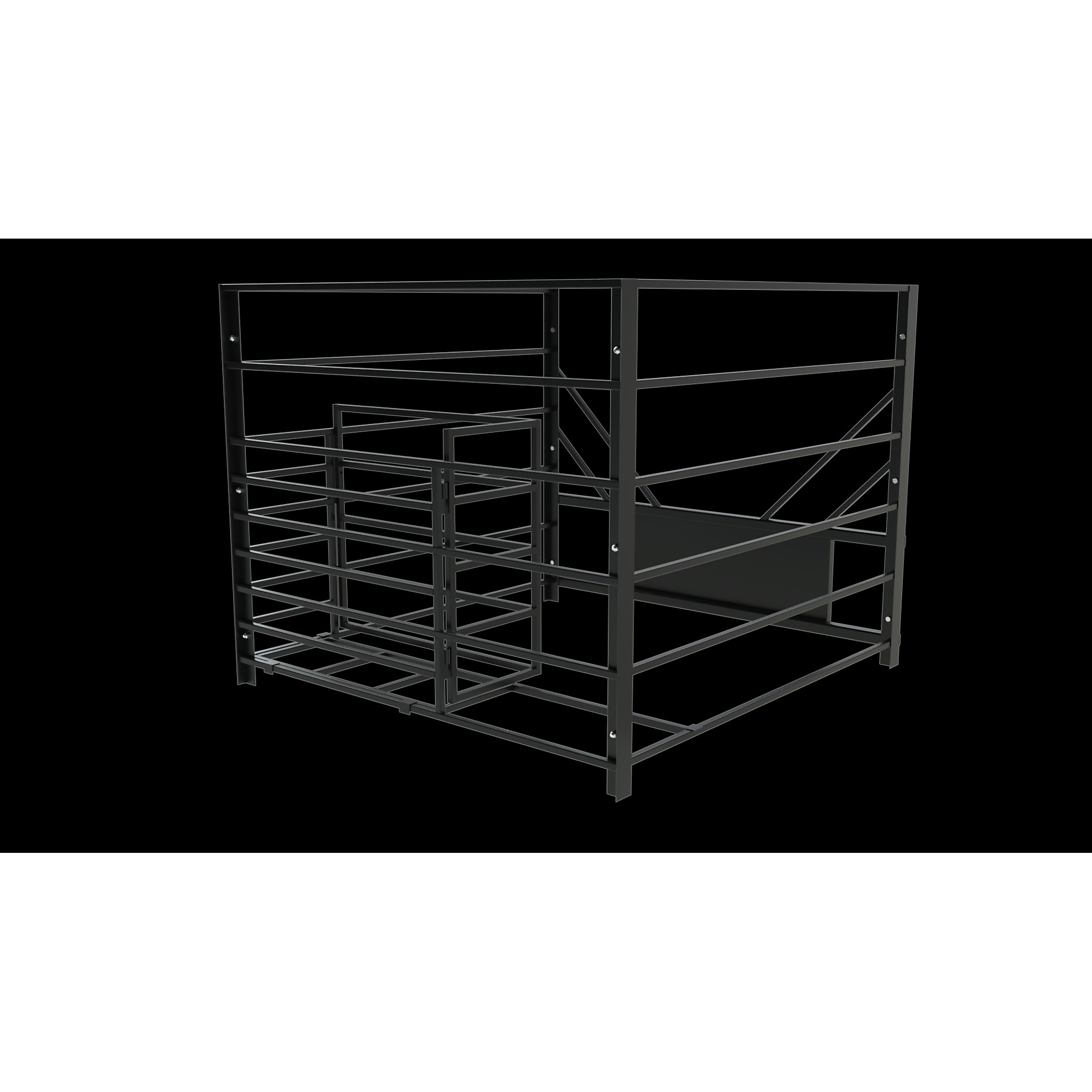 Top Dog Attachments Calf Catching Corral — 60in. x 72in. x 72in., Universal Skid Steer Mount, Model# 9000195