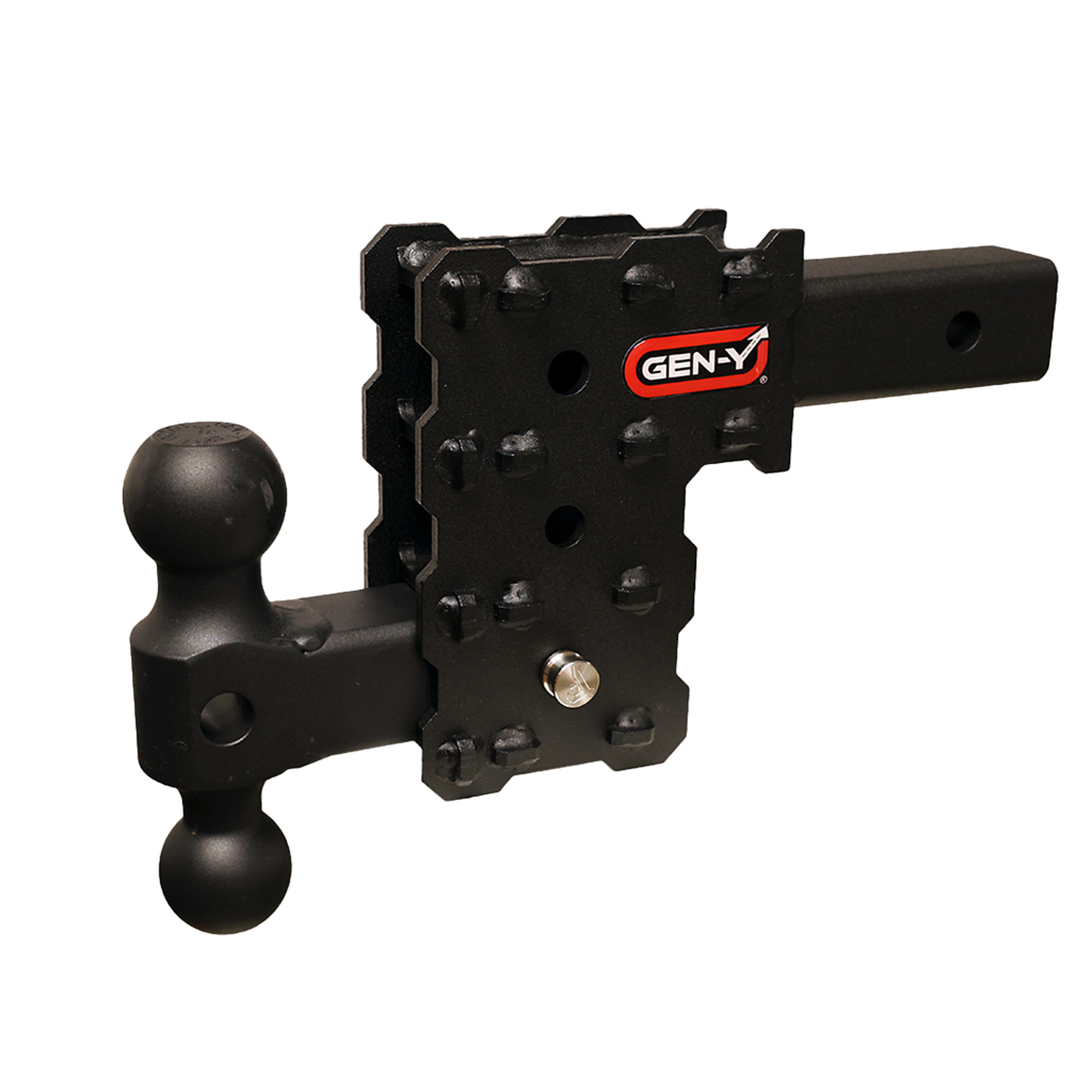 Gen-Y Phantom-X 2in. Solid Shank Dual-Ball Hitch, 4.5in. Drop, 10,000-Lb. GTW / 1,000-Lb. TW
