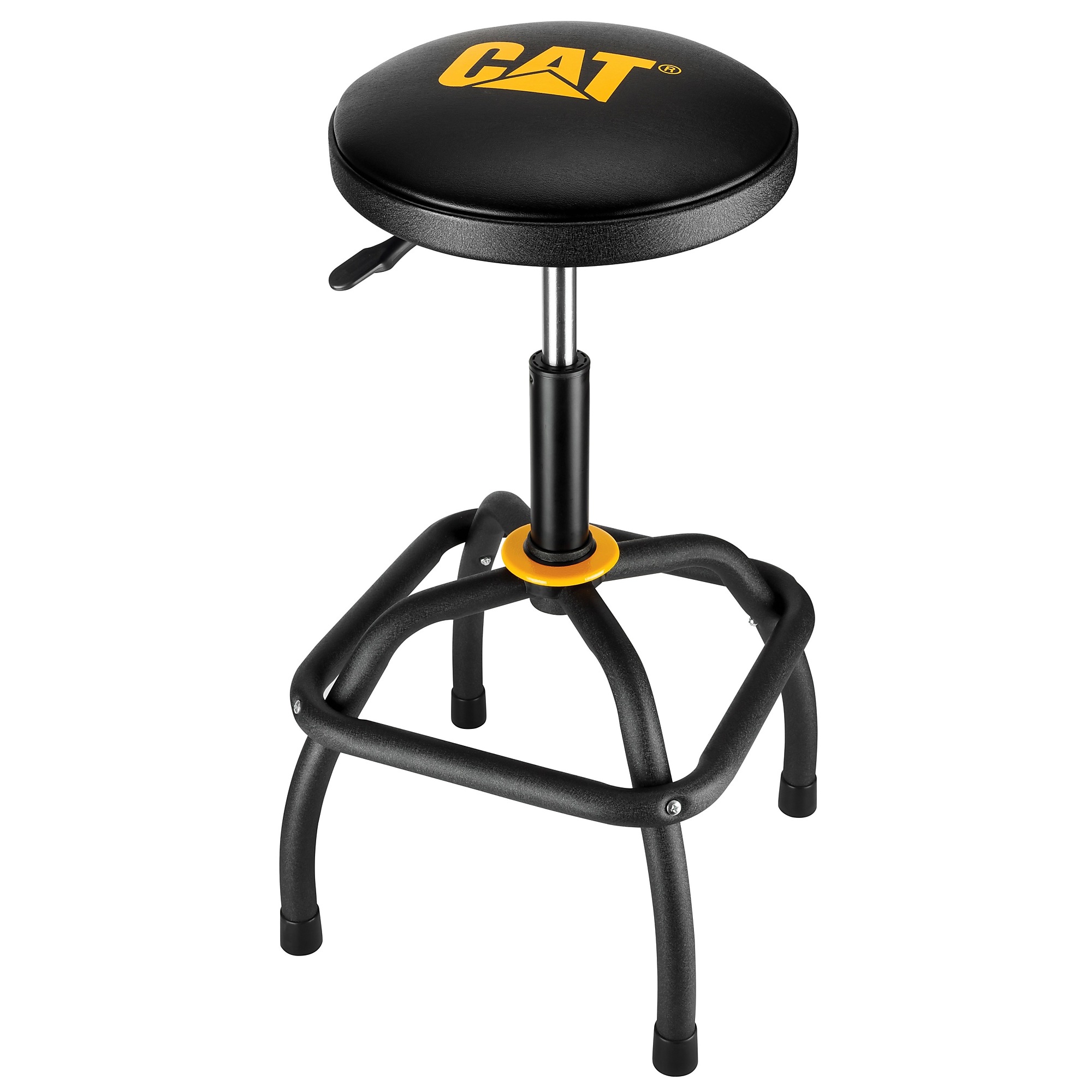 CAT, Heavy-Duty Pneumatic Shop Stool, Wrinkle Powder Coat Finish, Model # 980815ECE