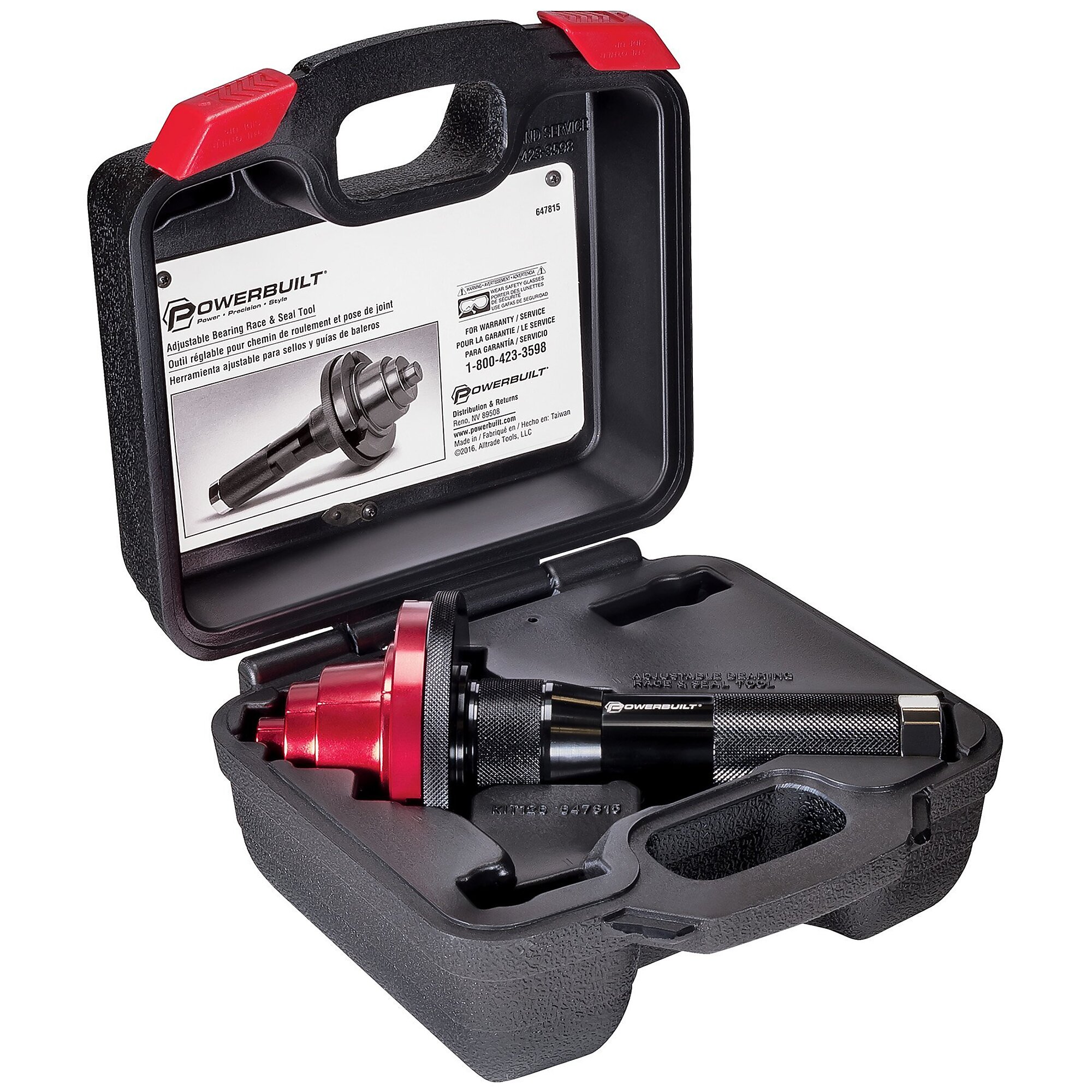 Powerbuilt, Adjustable Bearing Race & Seal Tool, Model # 647815