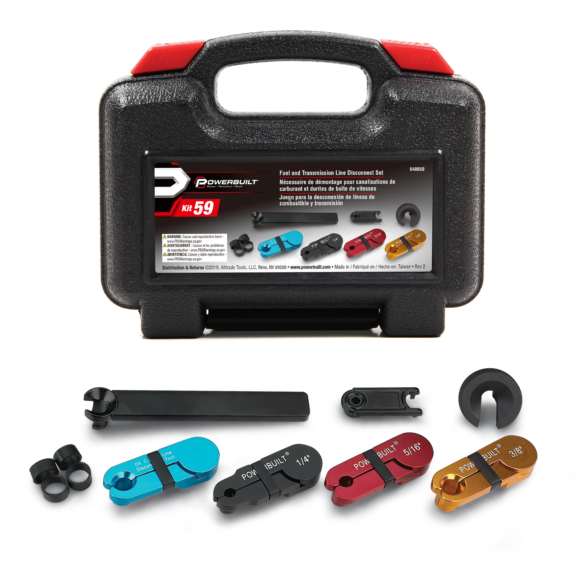 Powerbuilt, Fuel and Transmission Line Disconnect Set, Model # 648650