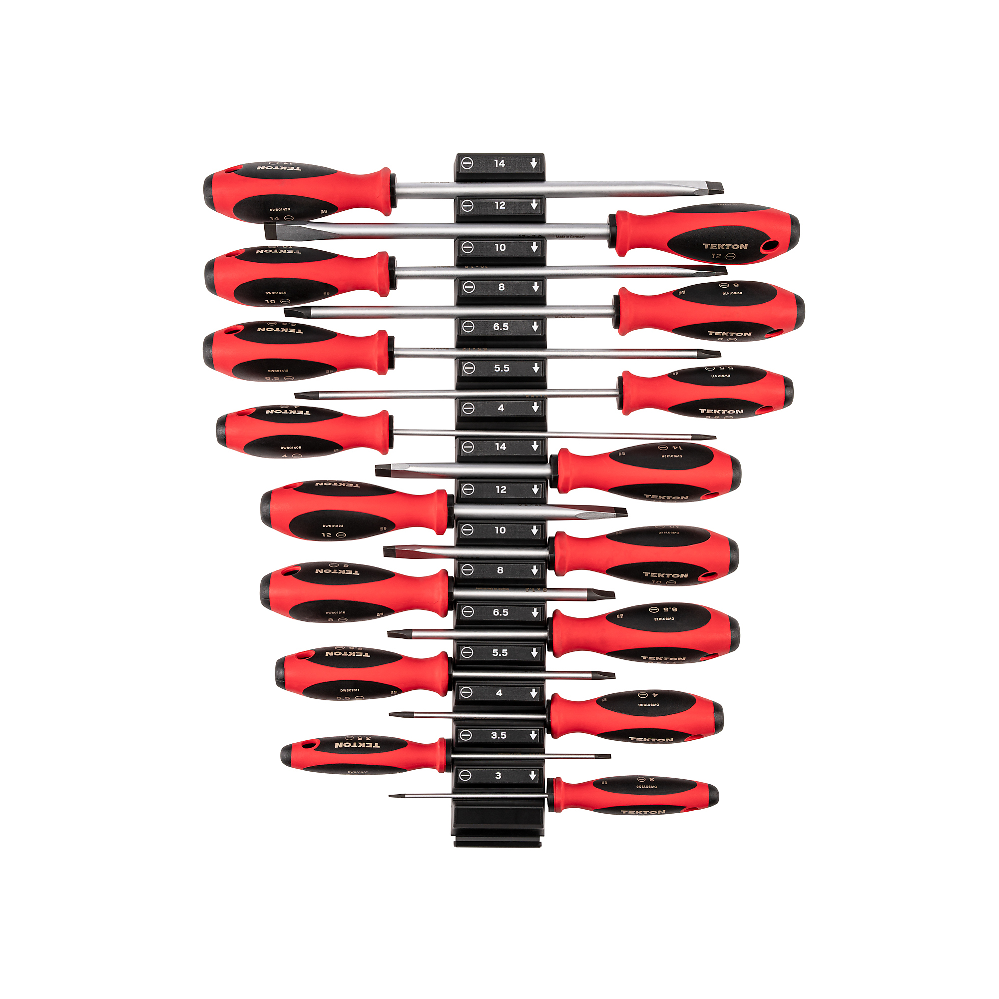 Screwdriver Machine Modularity TEKTON Slotted Screwdriver Set with Modular Organizers - 4, 8 Inch ...