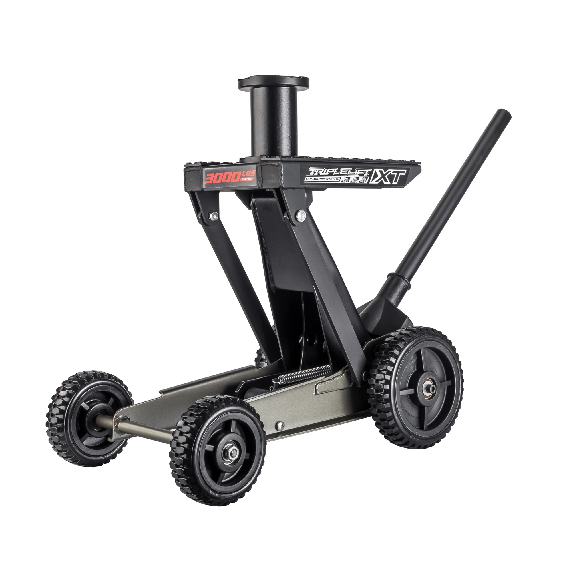 Powerbuilt, 3000 Lb (1.5 Ton) Big Wheel Off Road Triple Lift, Model # 620613ECE