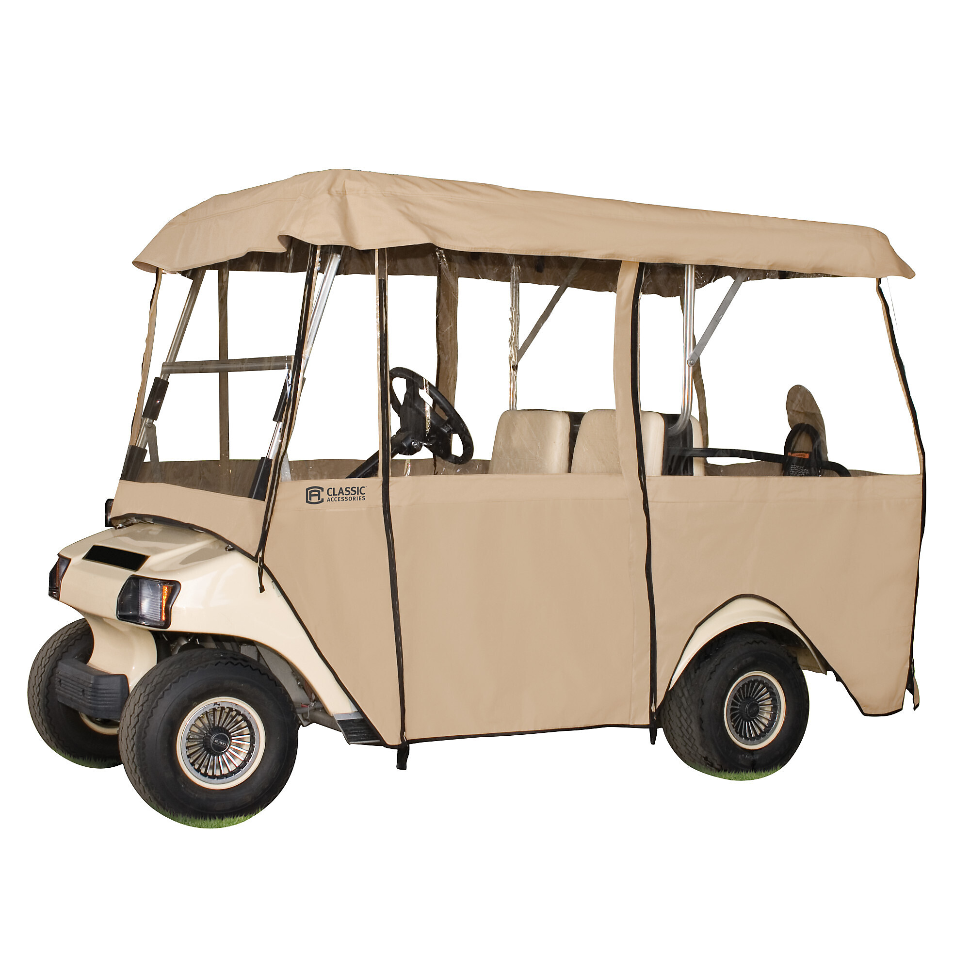 Classic Accessories Fairway 4-Person Deluxe 4-Sided Golf Cart Enclosure — 94in. x 47in., Model# 72472