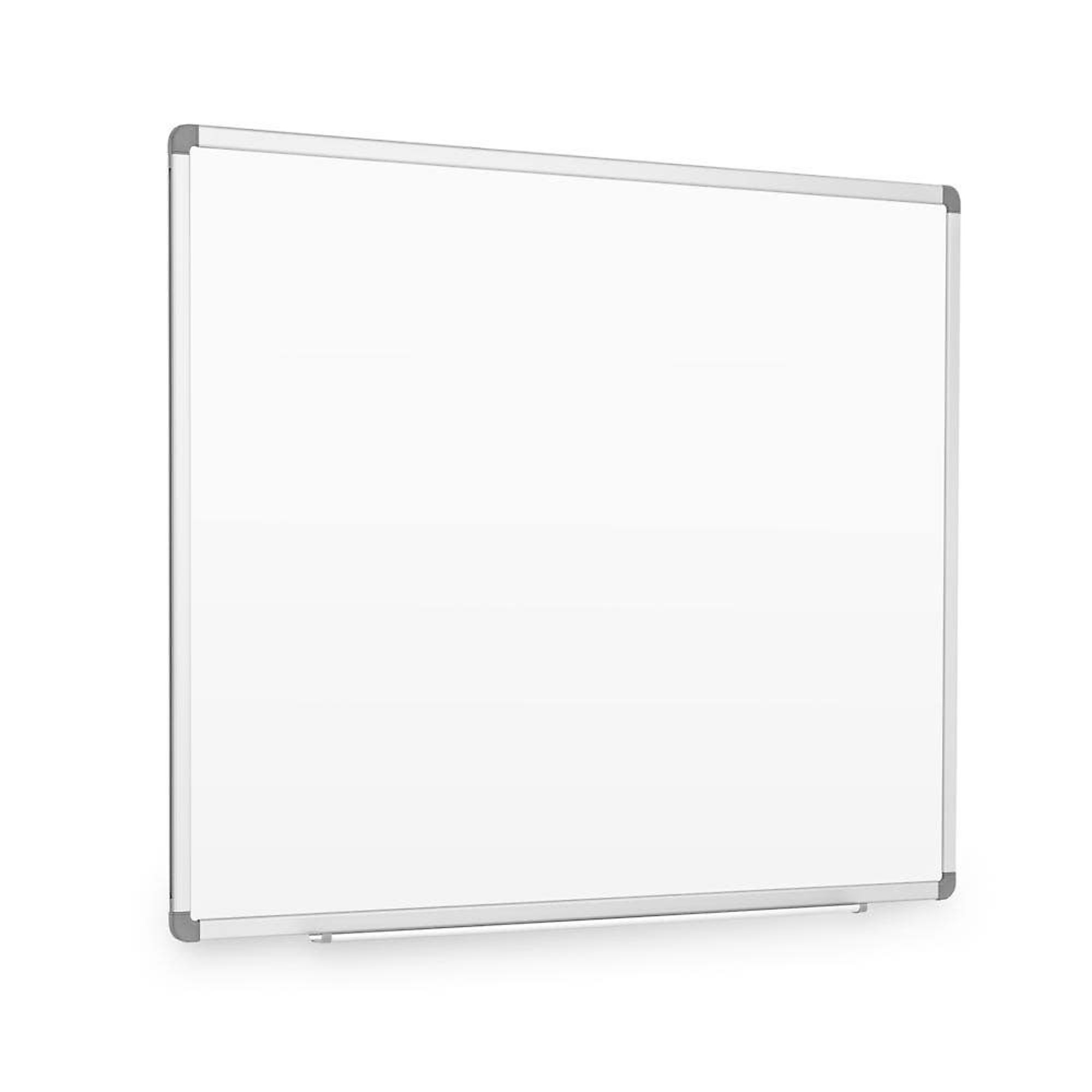Luxor Porcelain Wall-Mounted Dry Erase Whiteboard — 48in. x 36in., Magnetic, Stain-Resistant, Model# DEWM002