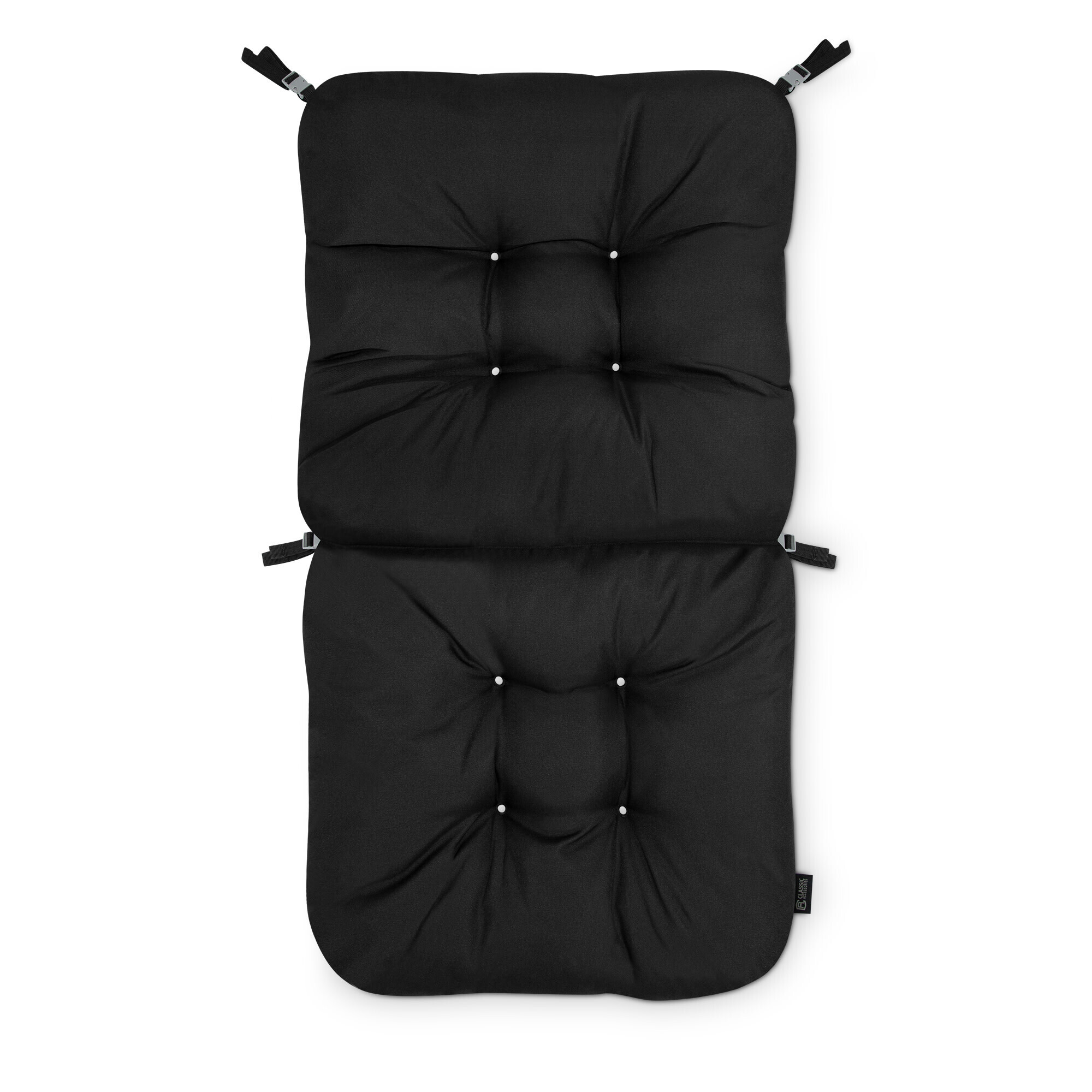 Classic Accessories Patio Chair Cushion — 21in.W x 19in.D x 22.5in.H, Black, Solid, Model# 62-281-010401-EC