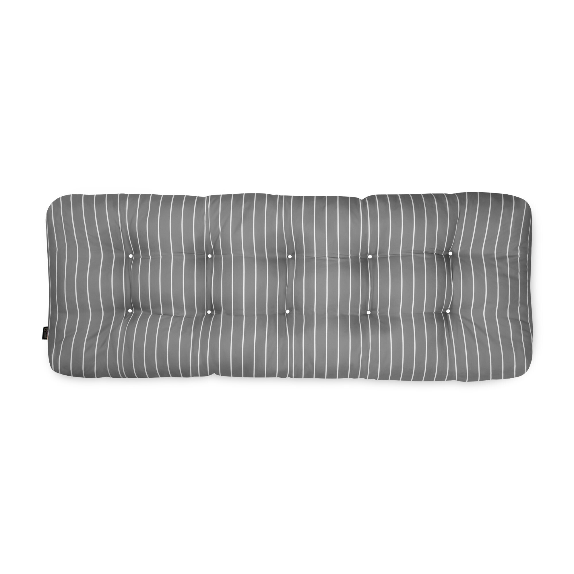 Patio Bench Cushion, Moon Mist, Stripe, 48”W | Northern Tool