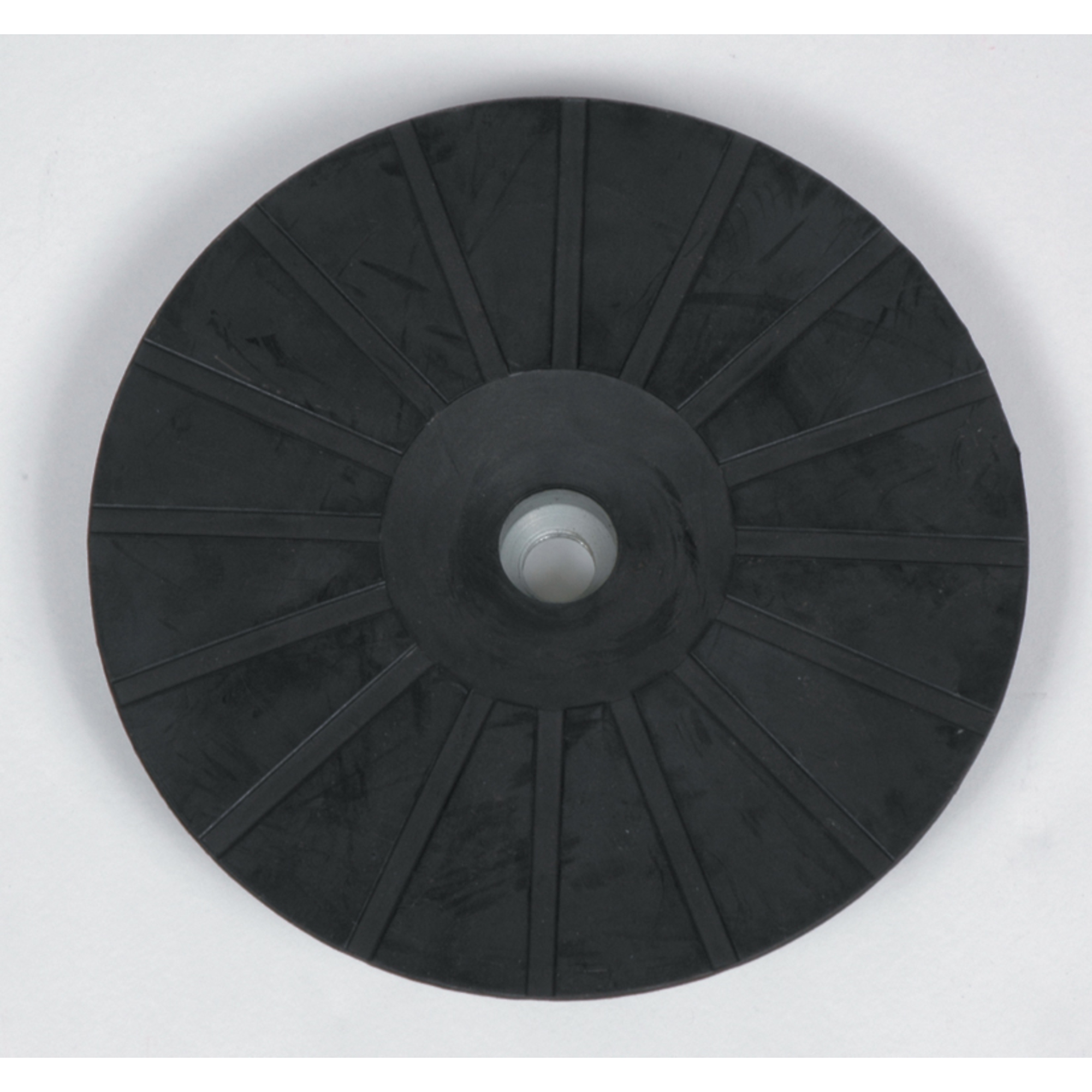 Keysco Rubber Slotted Backing Pad — 7in., Heavy-Duty, Model# 77447