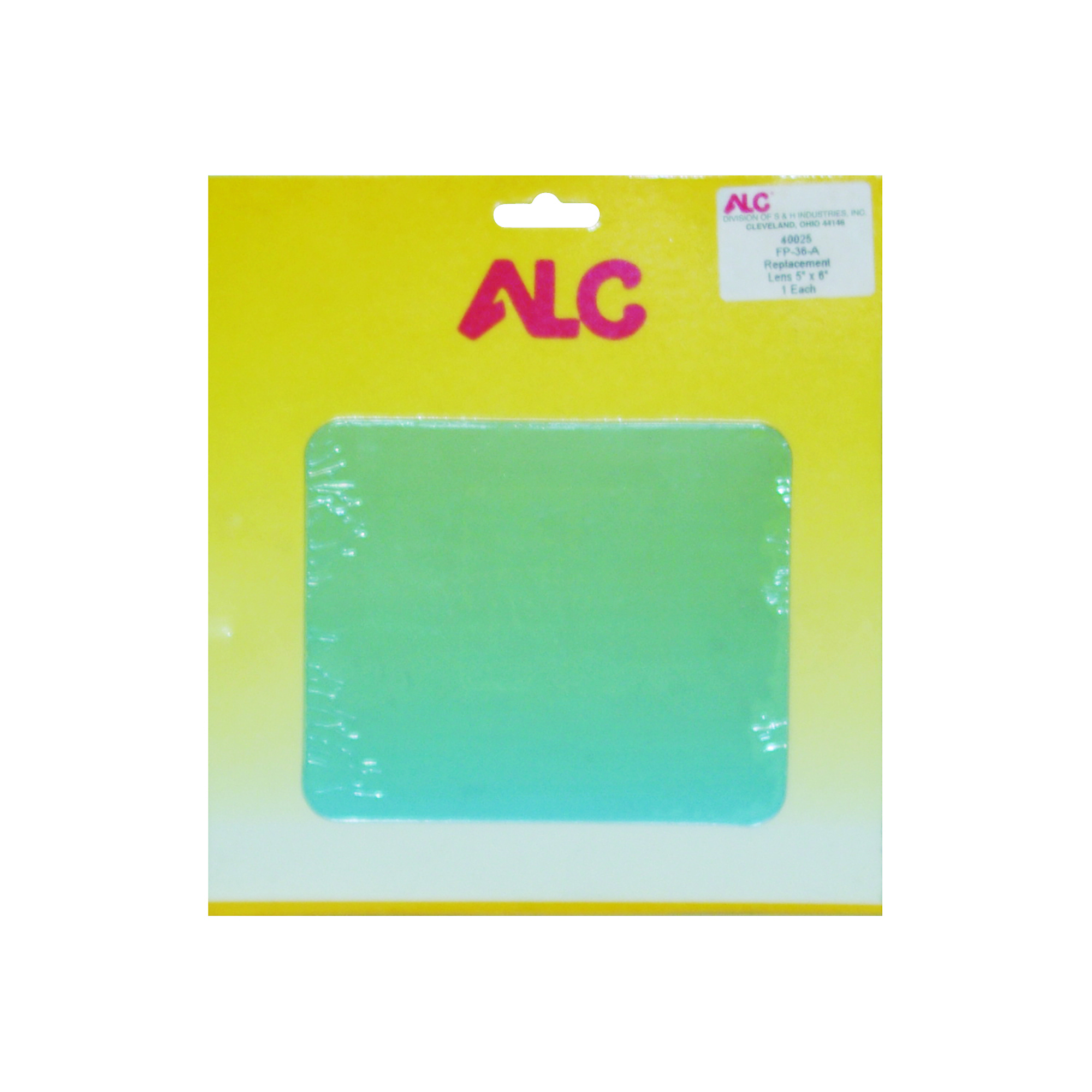 ALC Replacement Lenses — 5in. x 6in., Pack of 25, Fits Blast Hoods 40019/40024/40556, Model# 40026