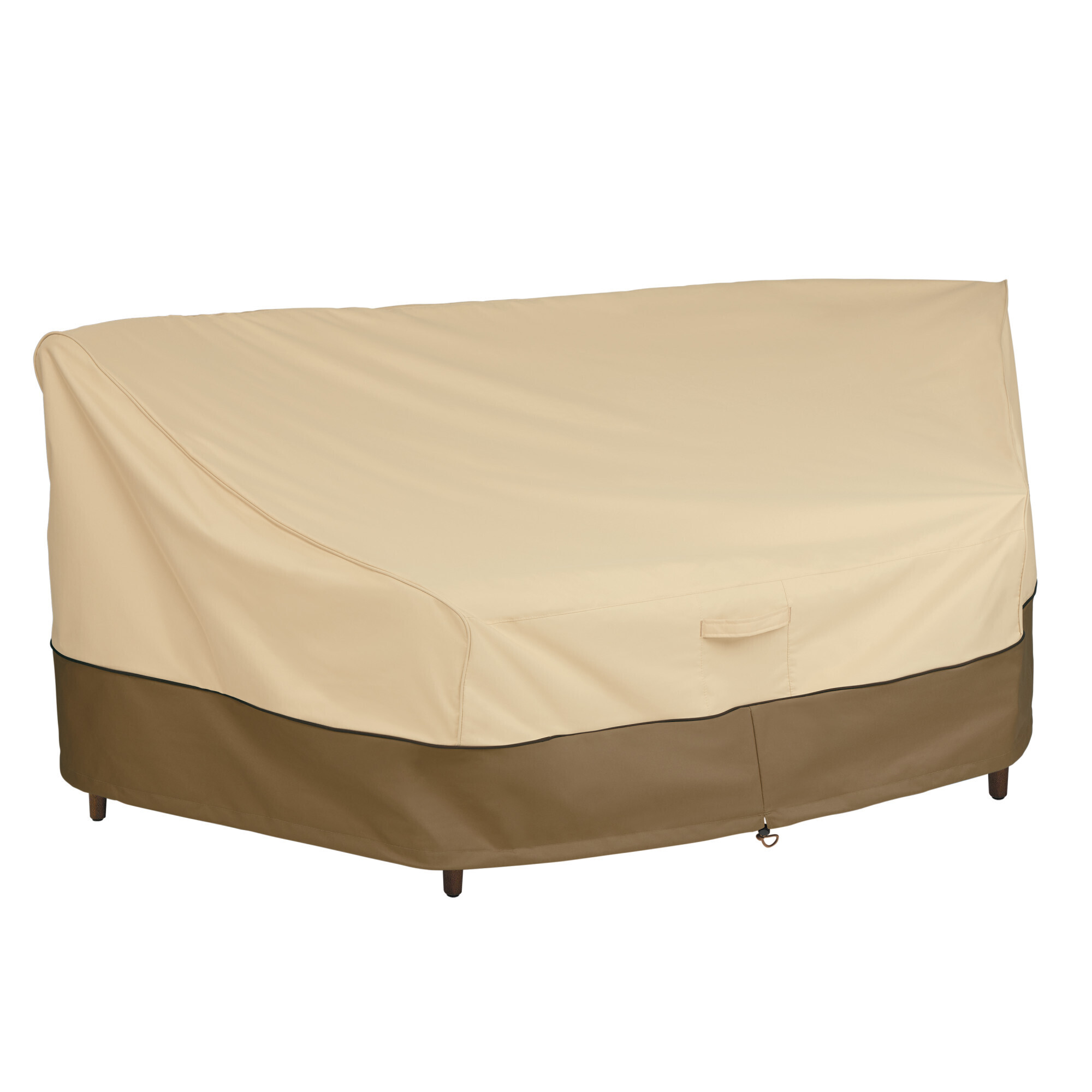 Classic Accessories Veranda Water-Resistant Patio Curved Sofa Sectional Cover — 46in., Heavyweight Polyester, Model# 56-253-011501-00
