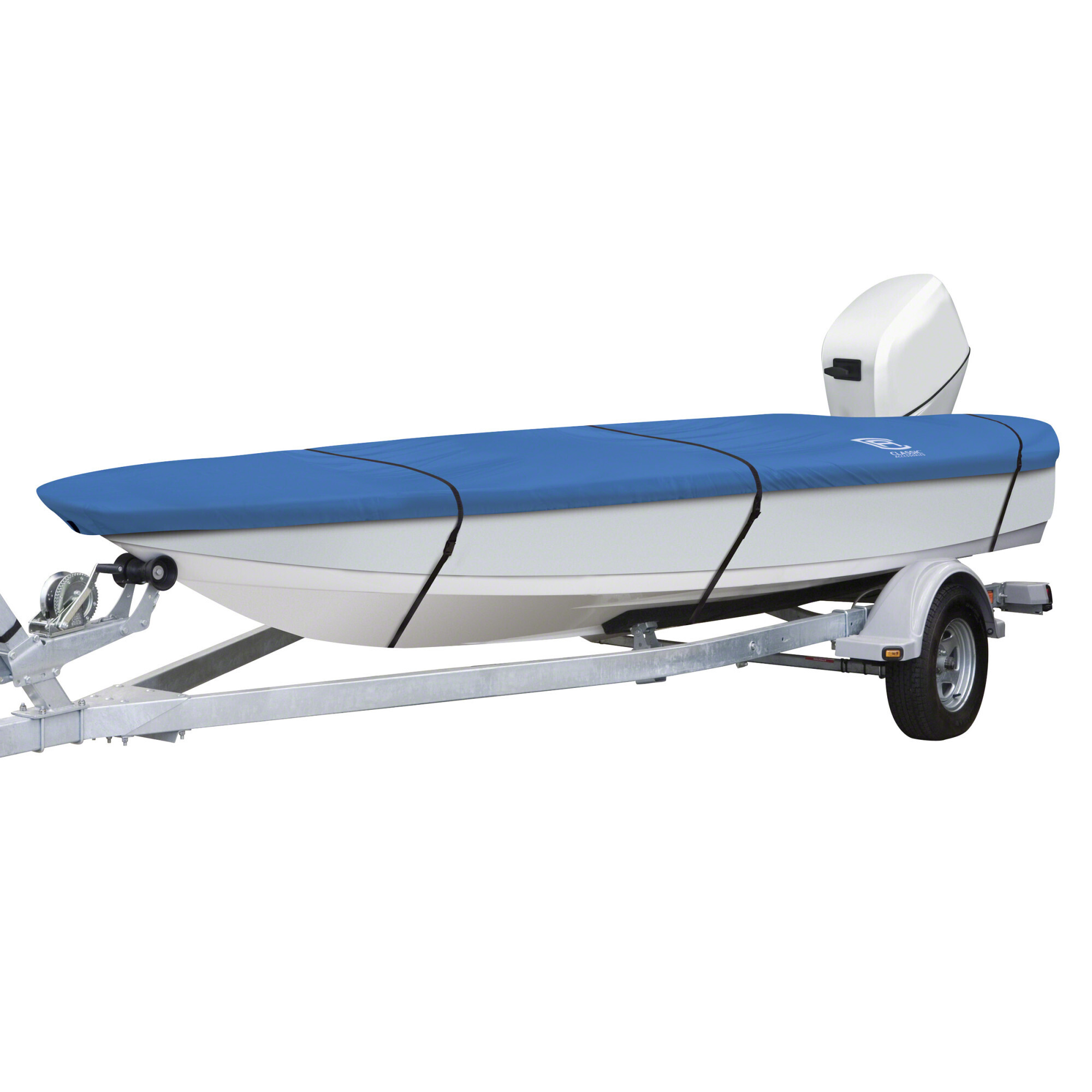 All Seasons Boat Cover, Fits Boats 12' - 14' L x 68" W, Trailerable Boat Cover with Polyester Fade-Resistant Fabric, Model AA