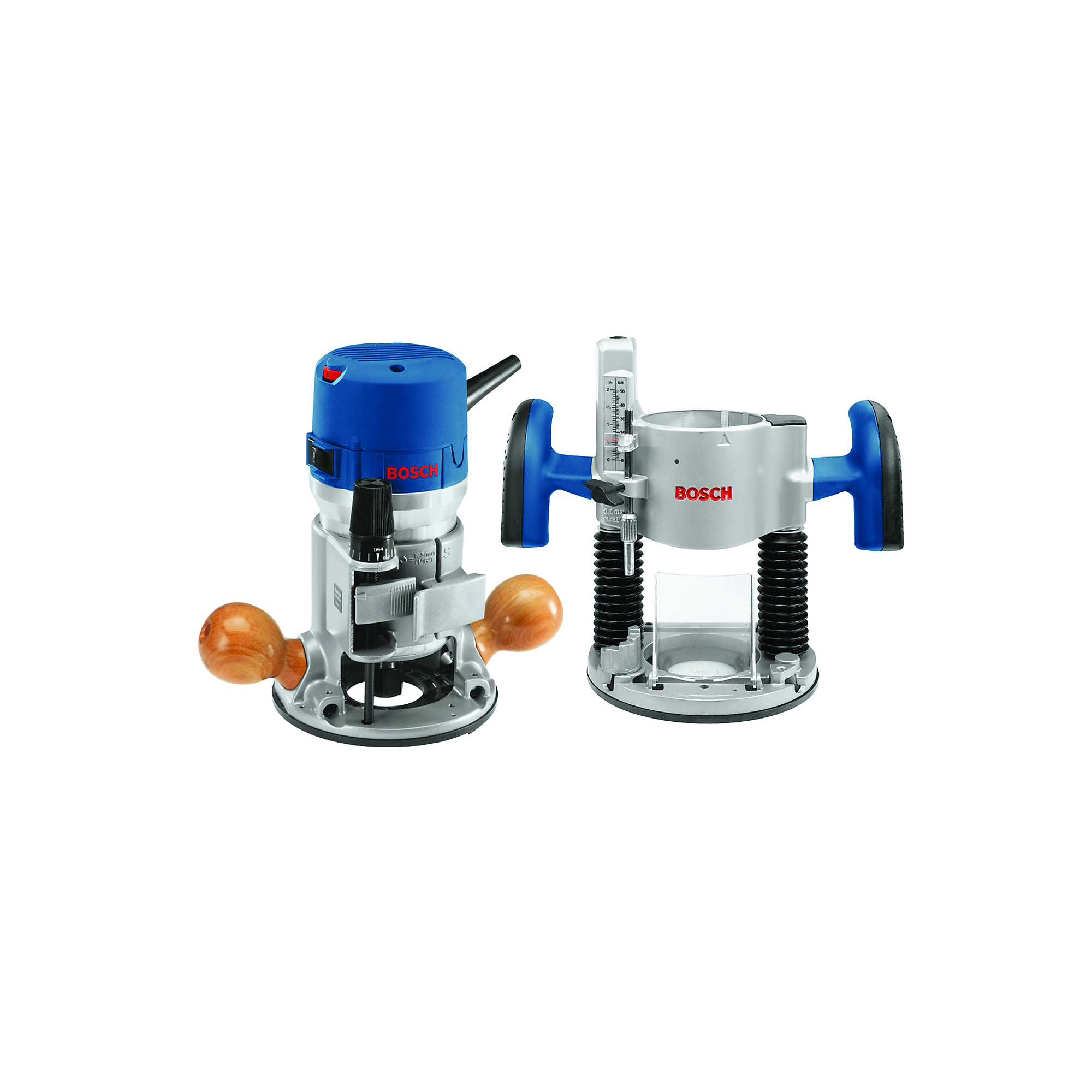 Bosch Combination Plunge and Fixed-Base Router — 2.25 HP, Model# 1617EVSPK