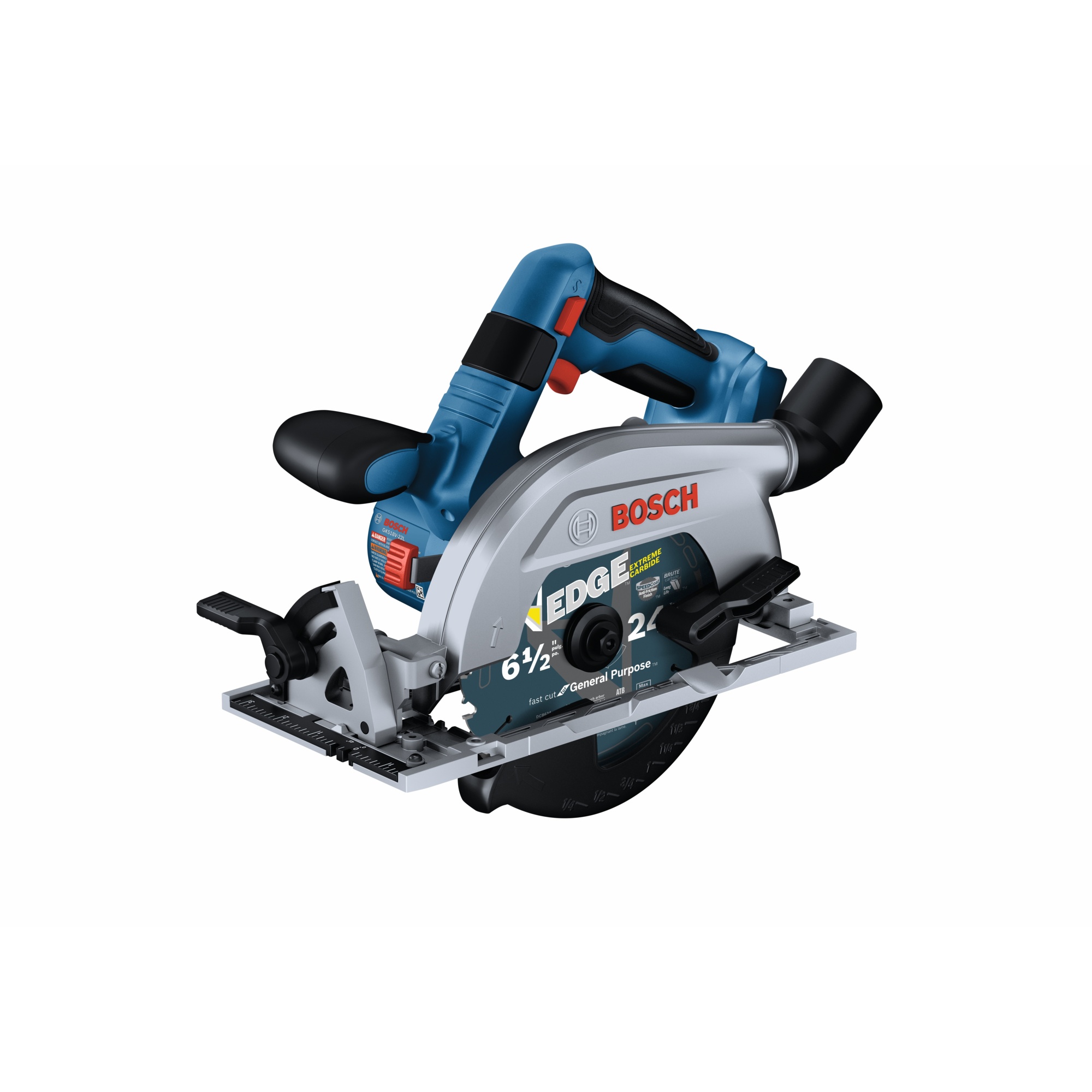 Bosch 18V Brushless Circular Saw — 6 1/2in. Blade, Left-Side, Bare Tool, Model# GKS18V-22LN