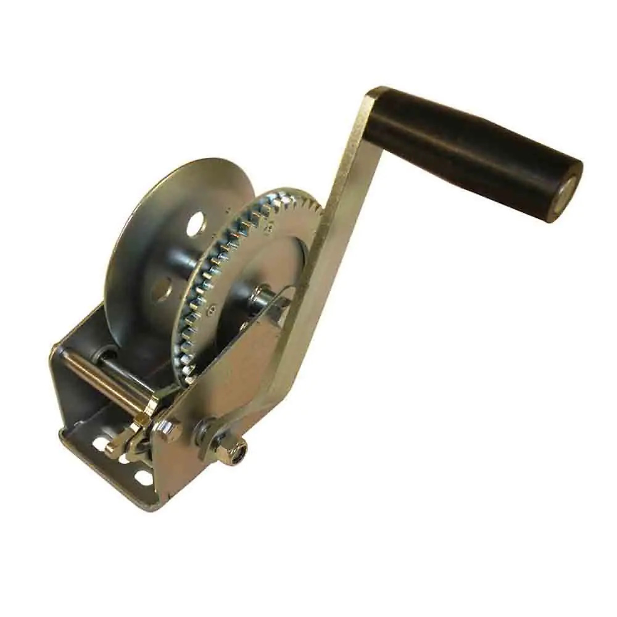 Pacific Trailer, Marine and Utility Winch, 1600 lb Capacity, Single Speed, 10 inch Handle, Rope or Strap Use Only, Model# BQS-1600