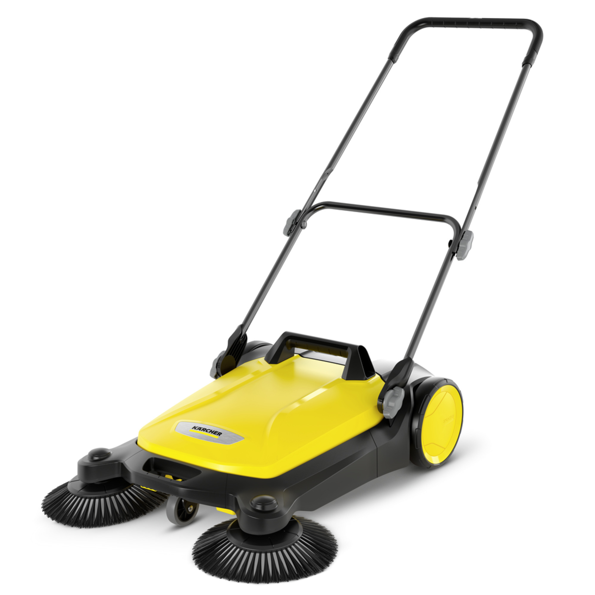 Karcher S 4 Twin Push Sweeper — 26.8in. Sweeping Width, 5.25 Gal. Waste Container, Adjustable Handle, Model# S 4 Twin