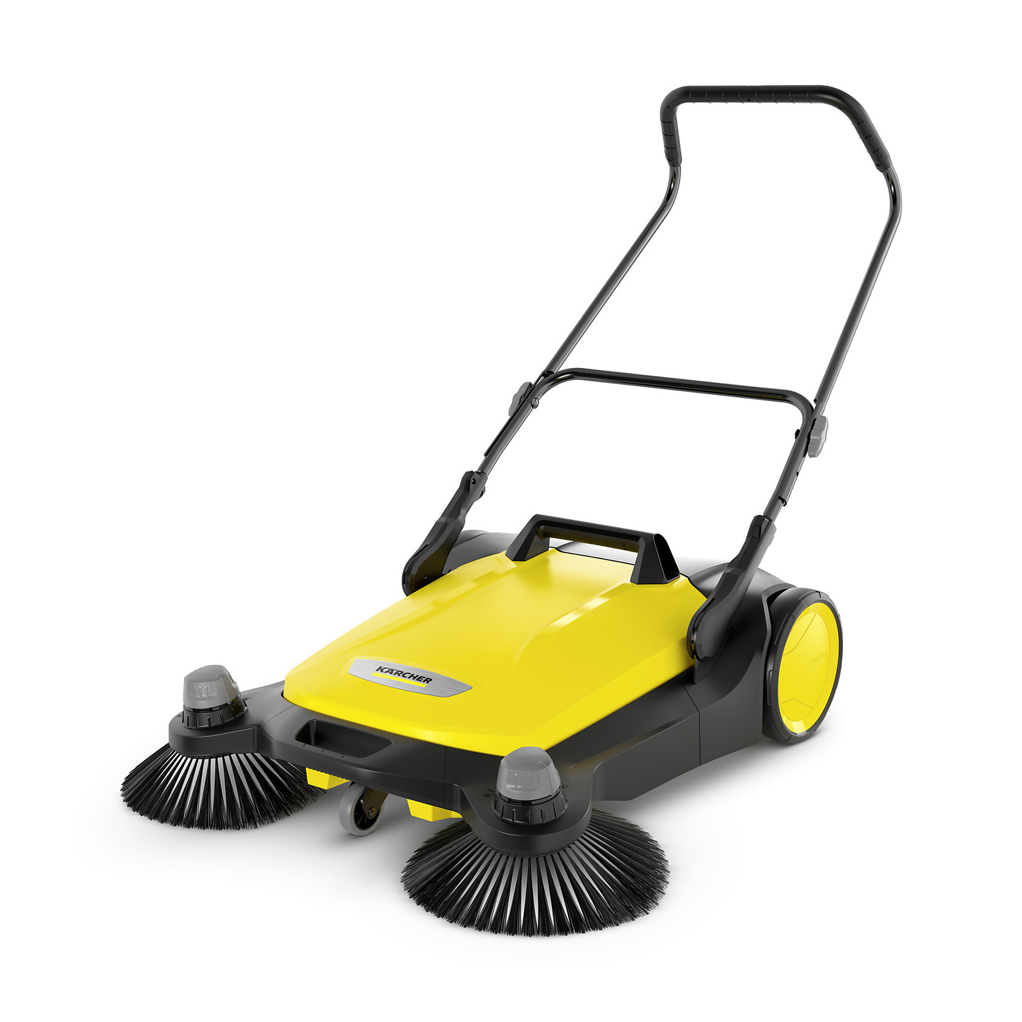 Karcher S 6 Twin Push Sweeper — 33.9in. Sweeping Width, 10 Gal. Waste Container, Adjustable Handle, Model# S 6 Twin