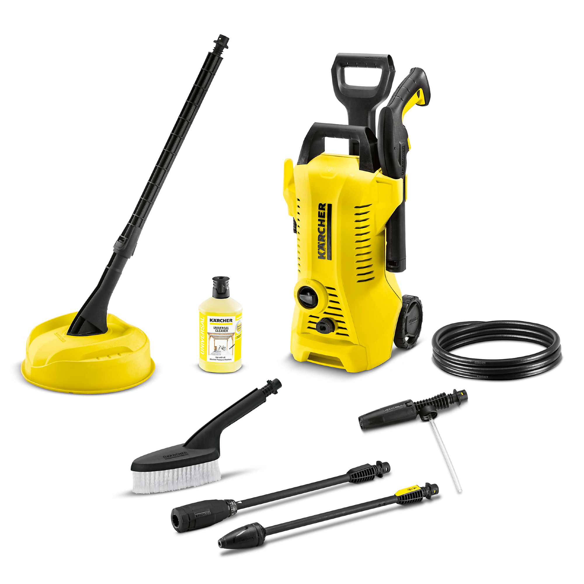Karcher K 2 Power Control Pressure Washer — 1700 PSI, 1.45 GPM, Vario Power and Dirt Blaster Spray Wands, 26ft. Hose, Model# K 2 Power Control CHK